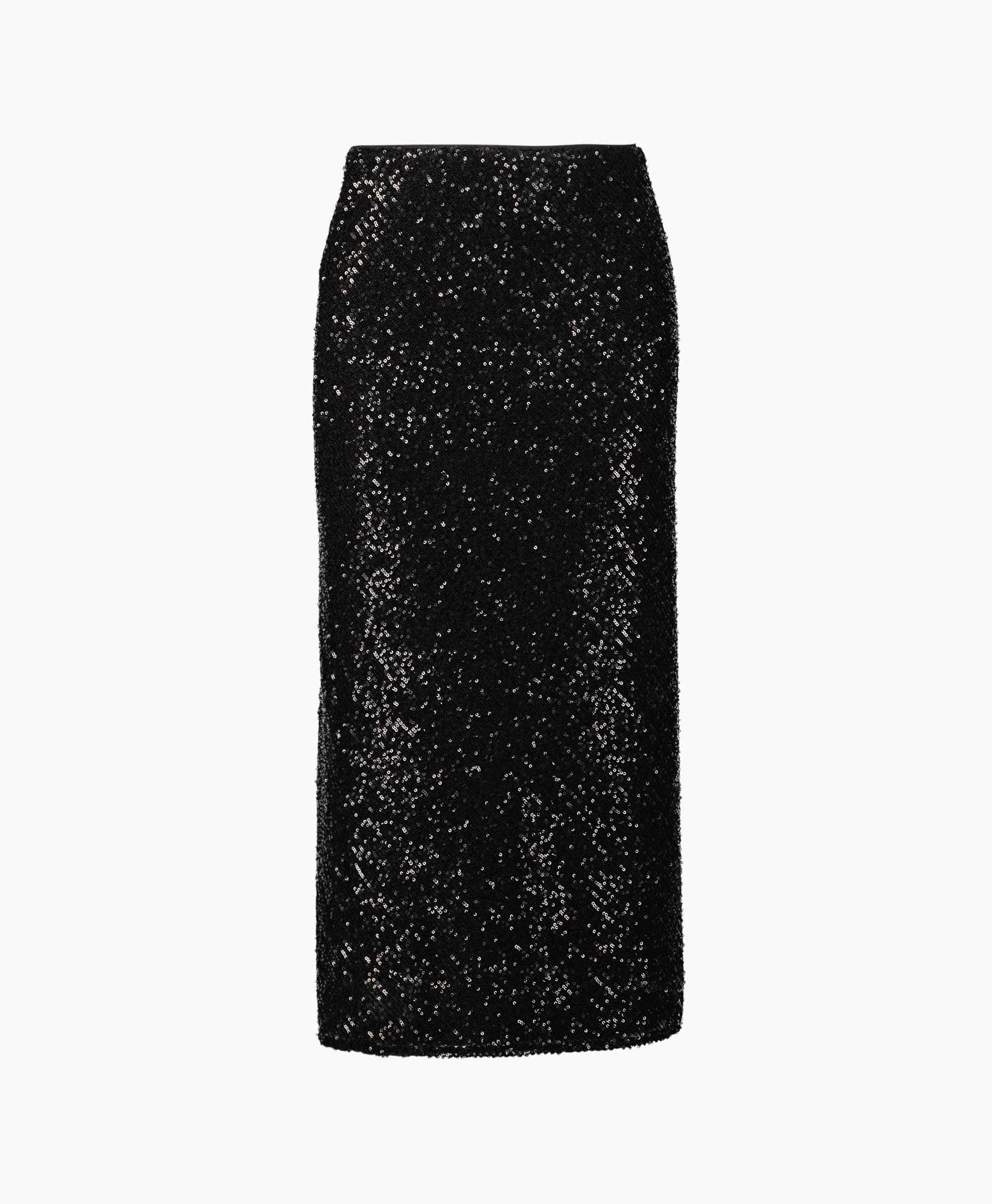 Rok Brown Glitter Zwart