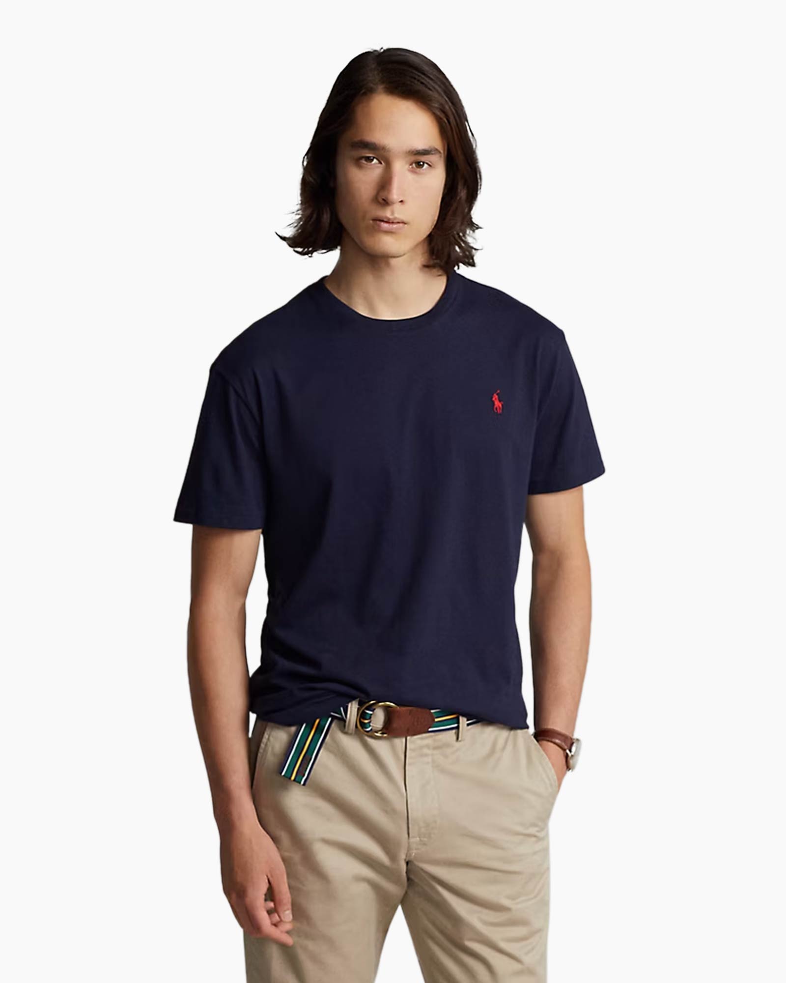 T-shirt Korte Mouw Jersey Sscnm2 Donker Blauw