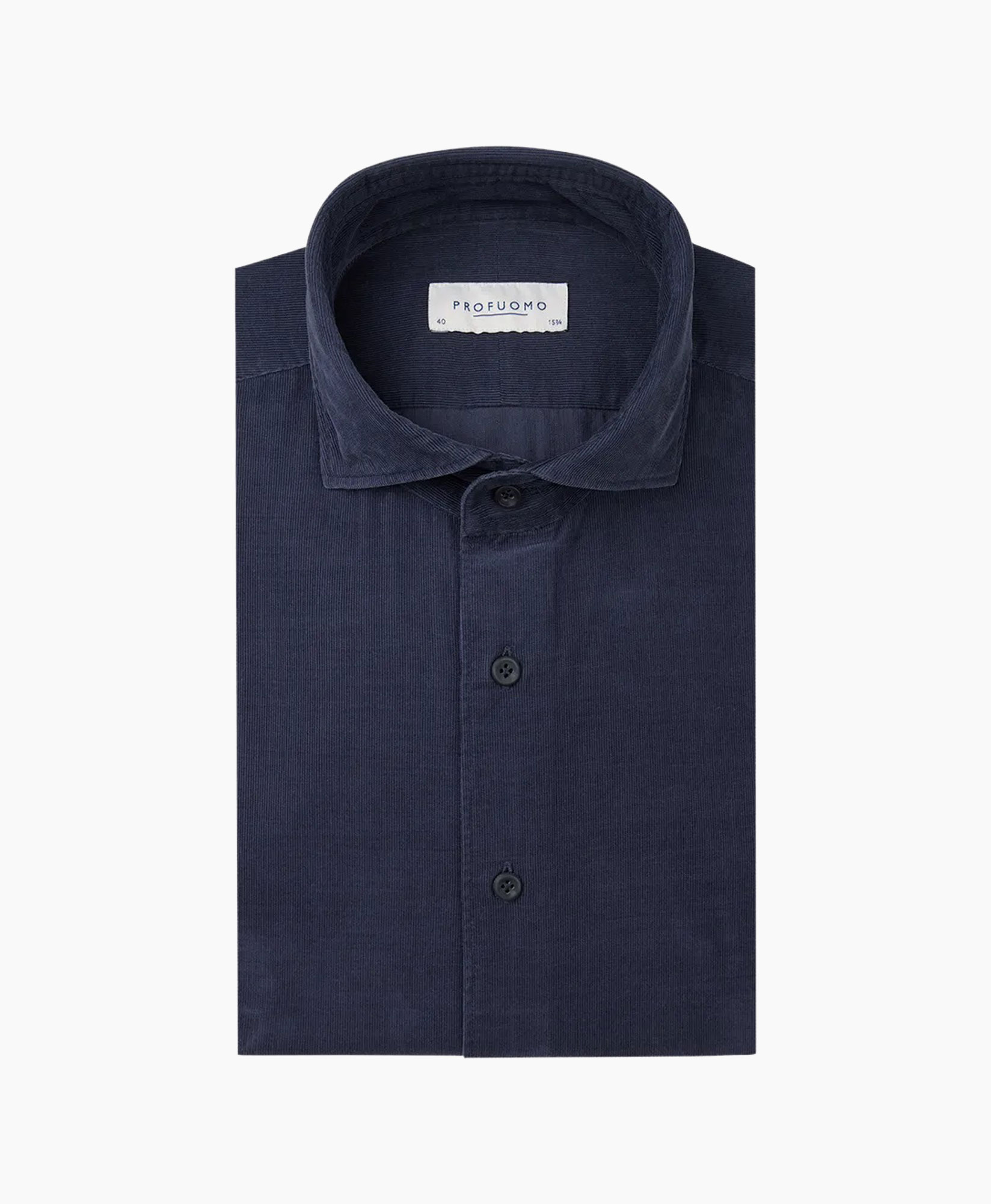 Overhemd Shirt Cutaway Sc Sf Mid Blue Blauw
