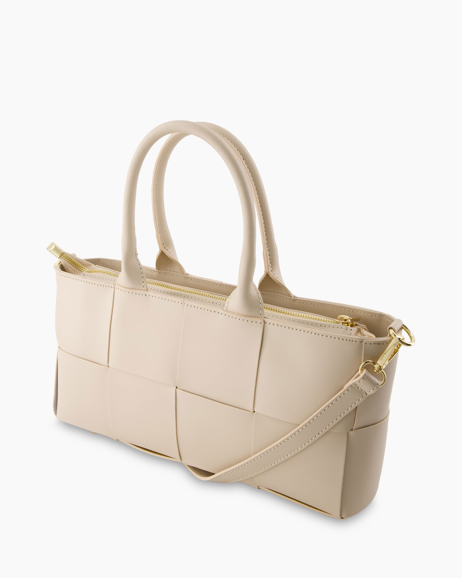Schouder/hand Tas Funes Beige Schouder/hand Tas Funes Beige