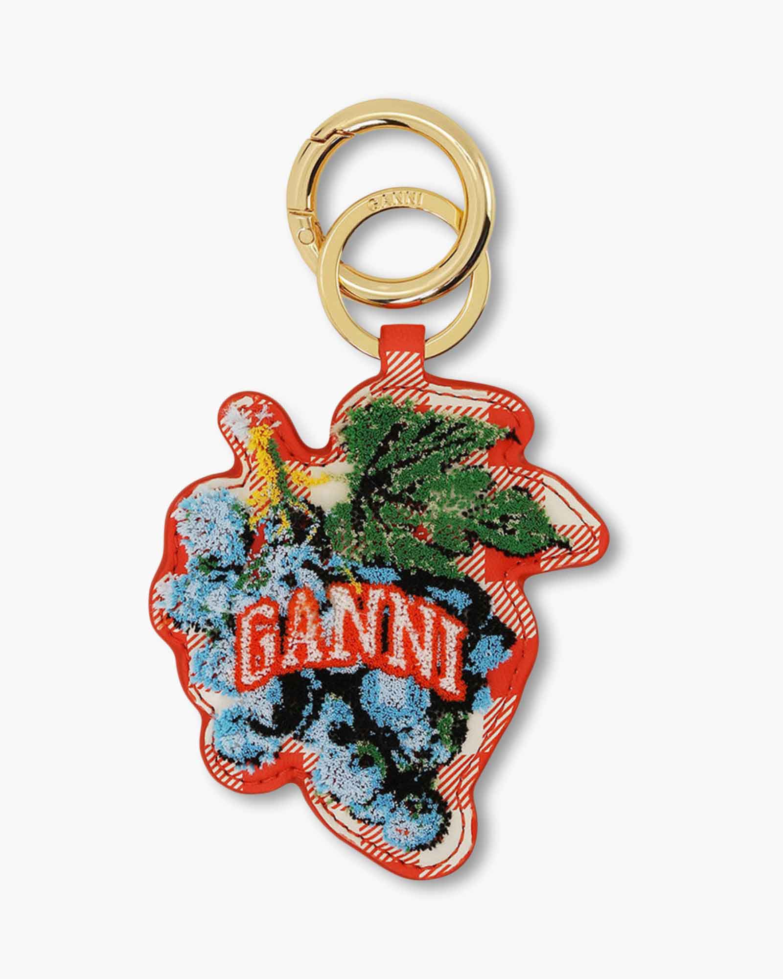 Diversen Grape Keyring Velvet Rood