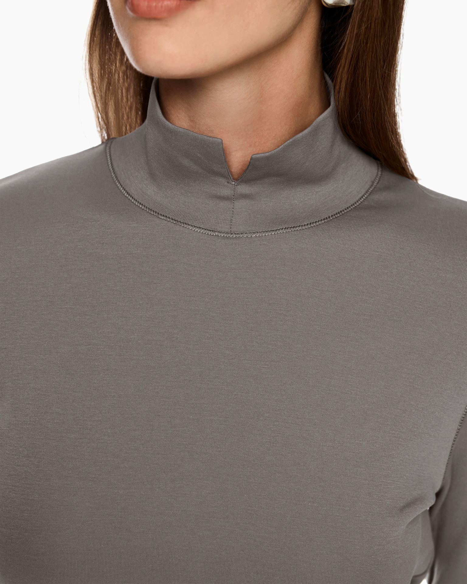 T-shirt Zc 48.05 J14 midden grijs