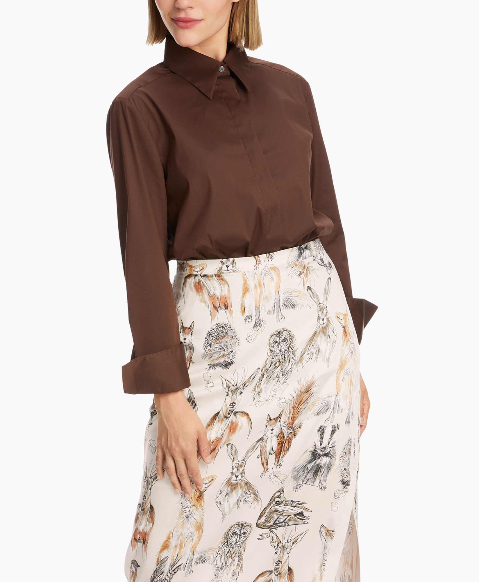 Blouse Xa 51.01 W93 Print + 2 Kleurig