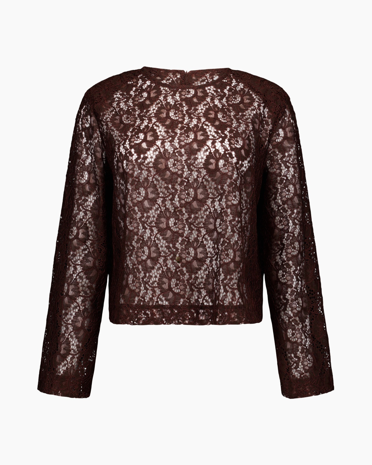 kantpatronen jurk, bruine jurk, lange mouwen, groene handtas, gouden sieraden