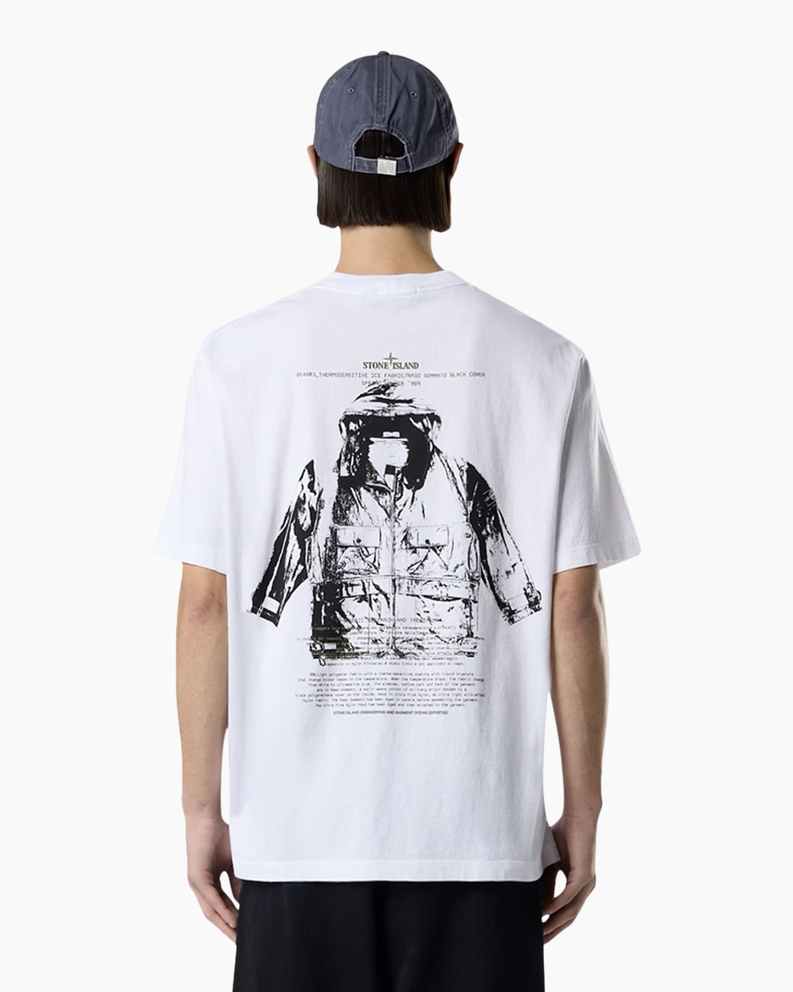 T-Shirt, Cap, Hat, Baseball Cap, Person