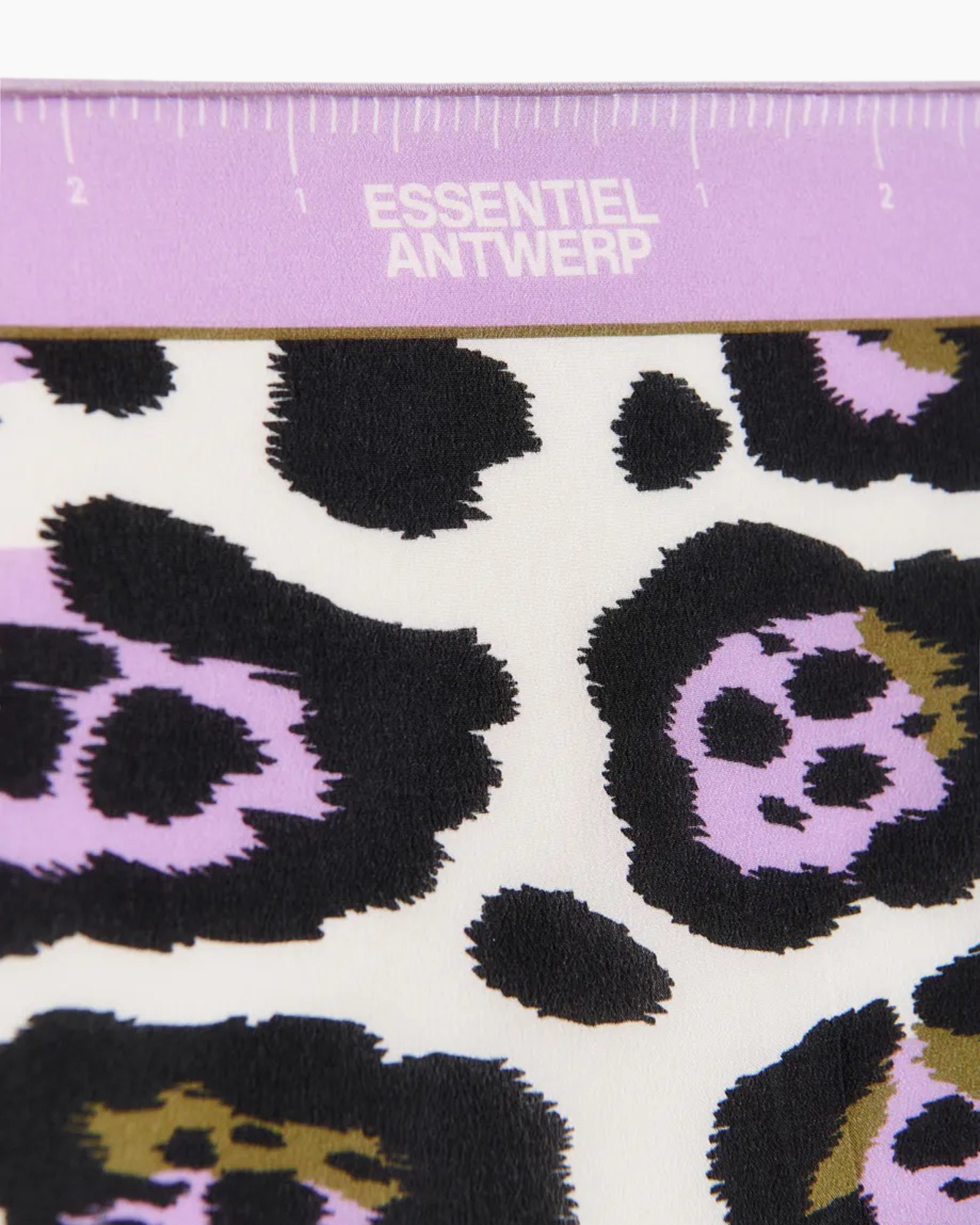 luipaardprint, sjaal, paarse frame, patroon, stof