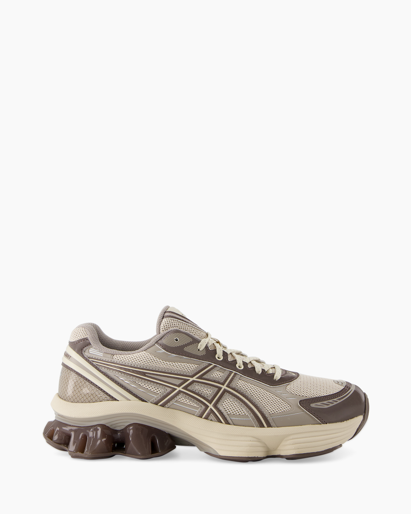 hardloopschoen, sneaker, mesh-bovenkant, bruin, trainers