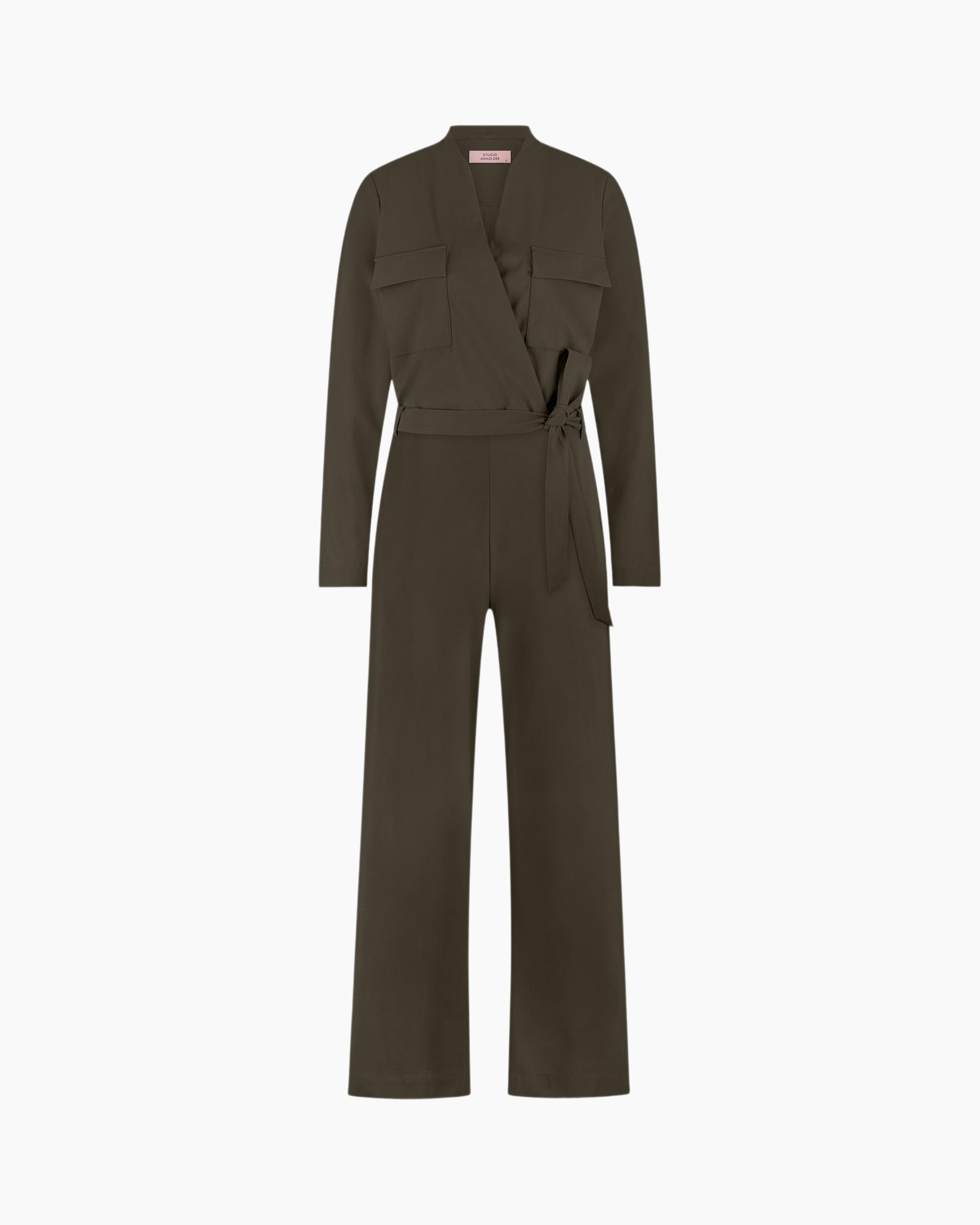 Nadia Pocket Jumpsuit midden groen