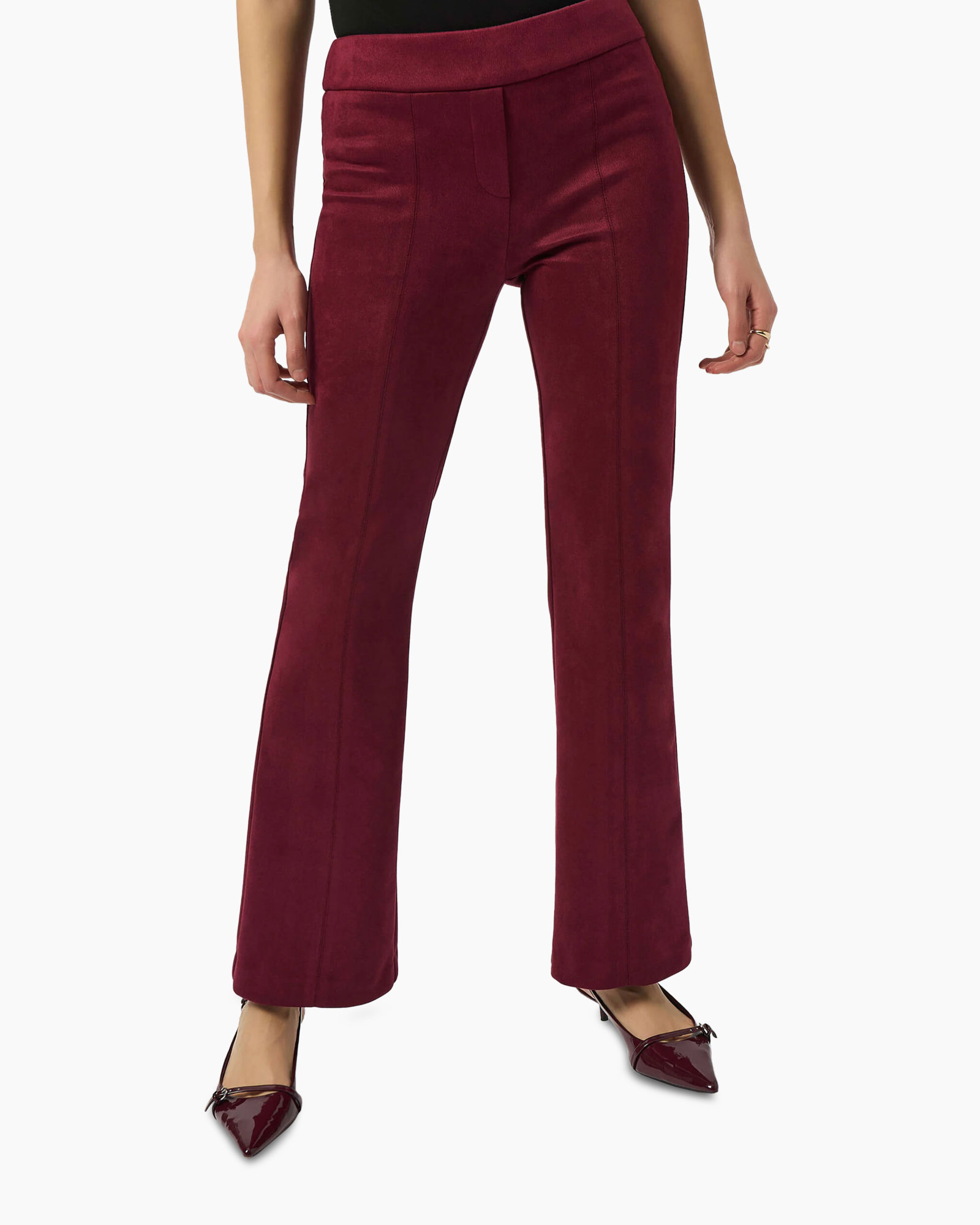 Broek Flared Bordeaux