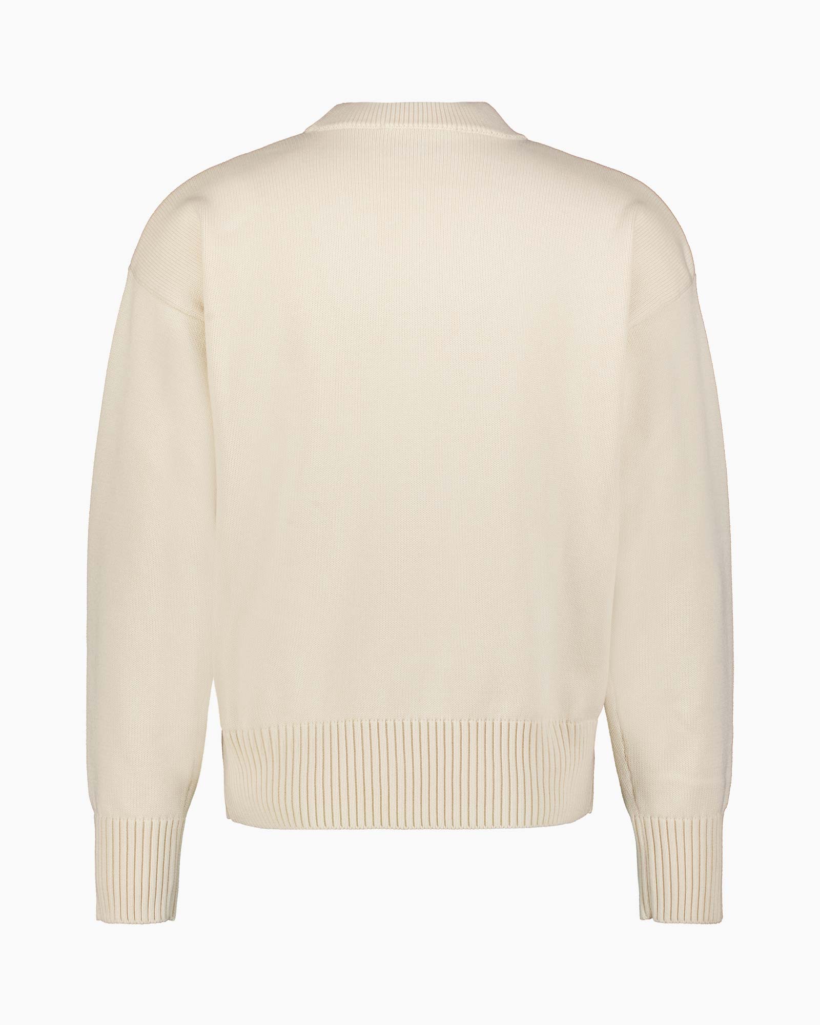 Gebreide Trui Ami Crewneck Sweater Beige