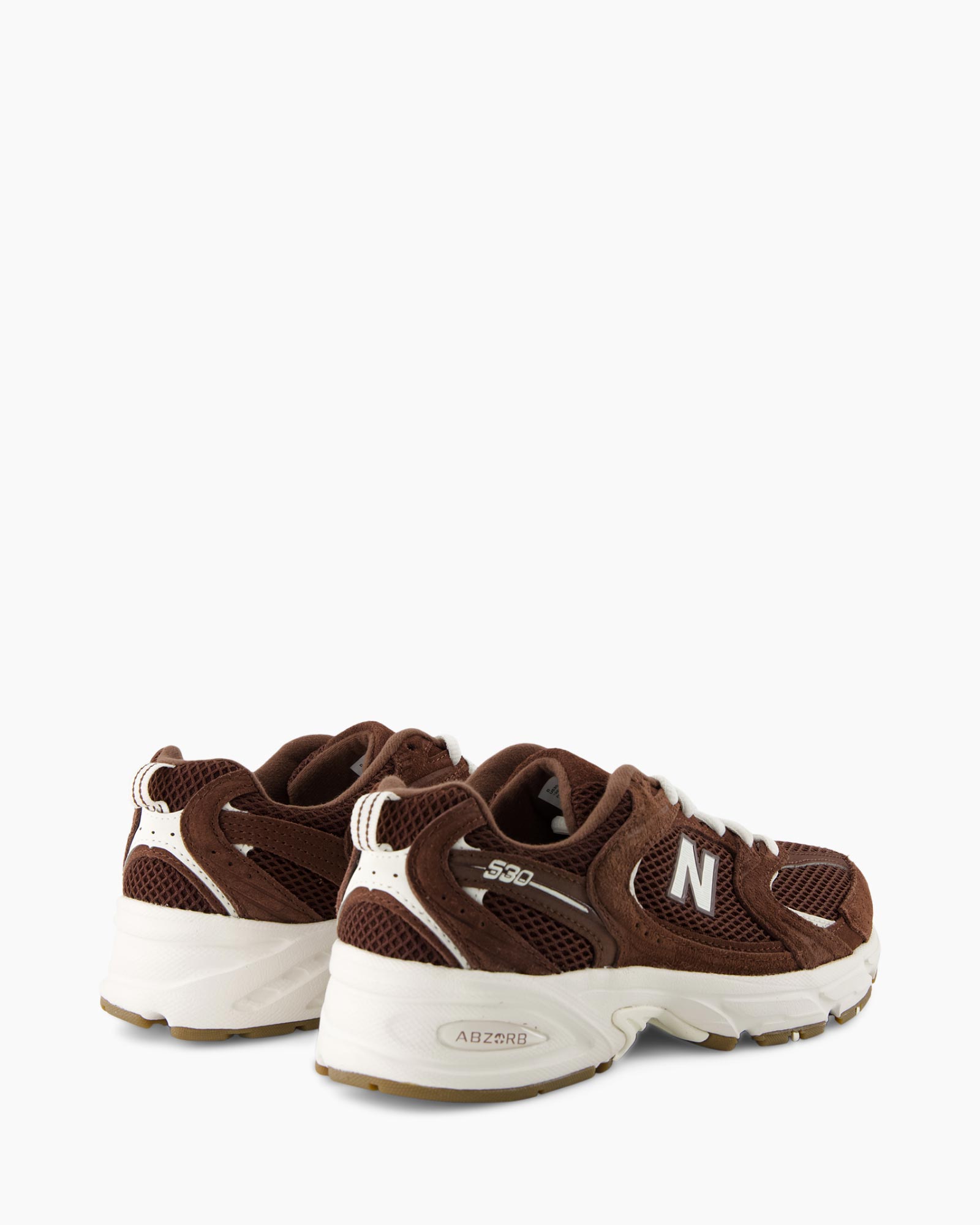 sneakers, bruin, mesh, dikke zool, hardloops