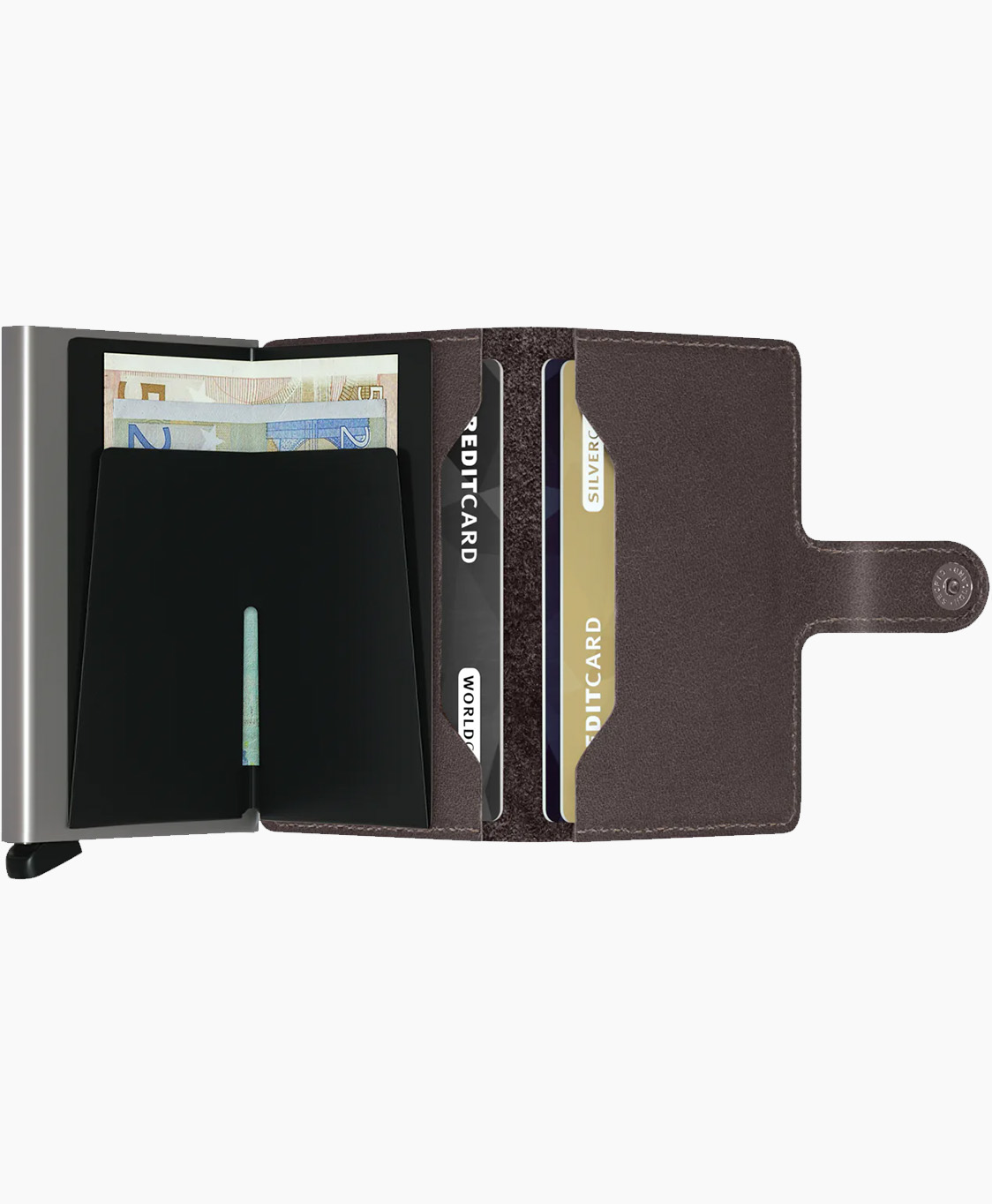 Secrid Diversen Miniwallet Original Donker Bruin