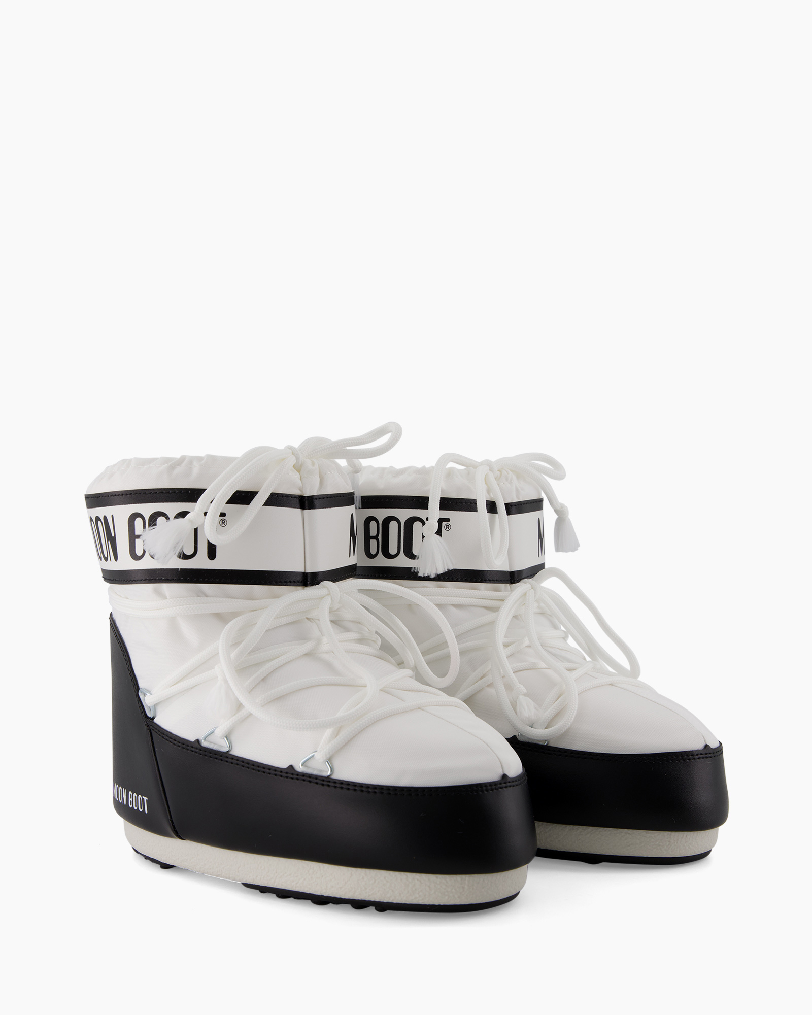 Enkellaars Mb Icon Low Nylon Wit