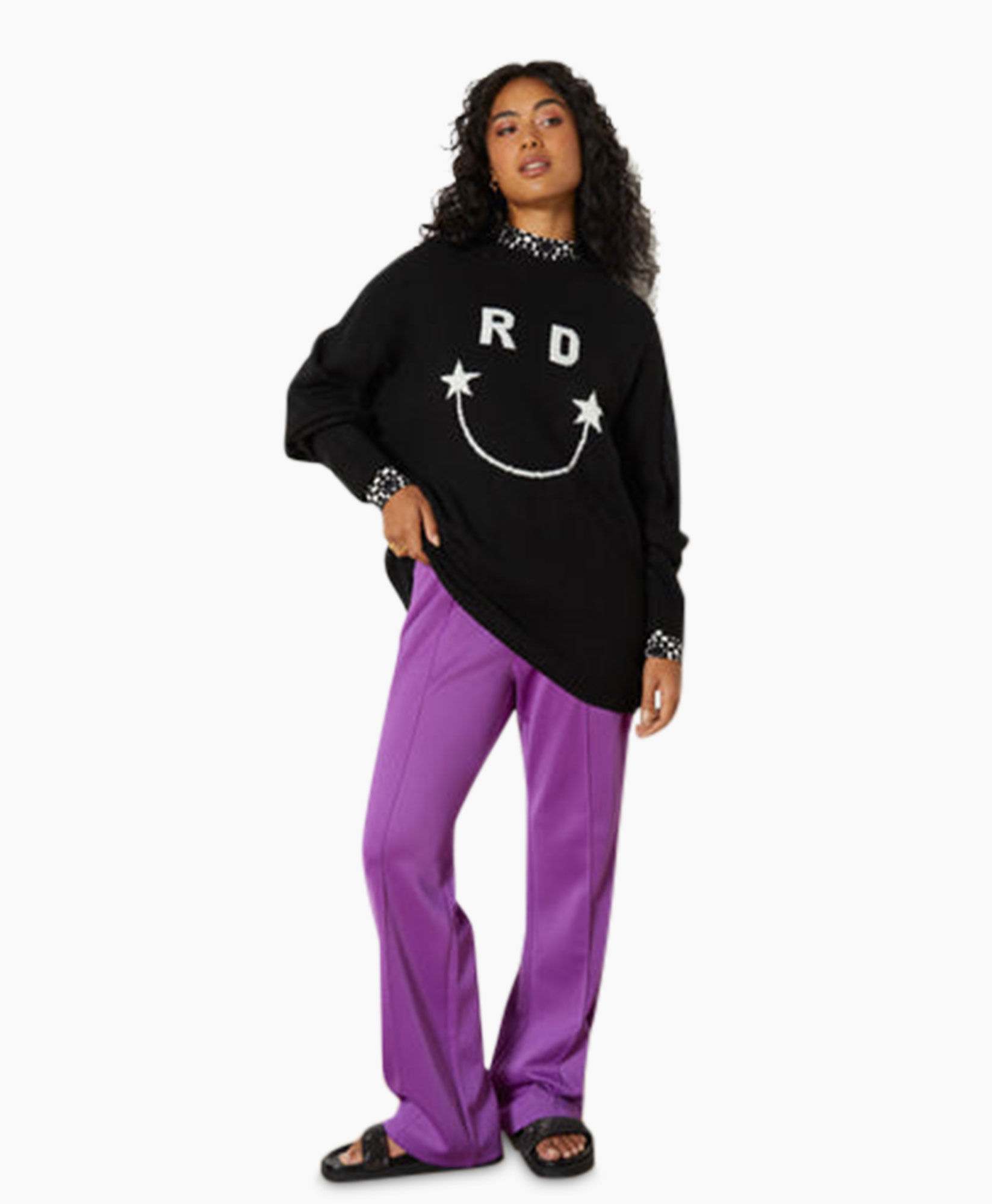 Refined Department Sweater Fayen Zwart