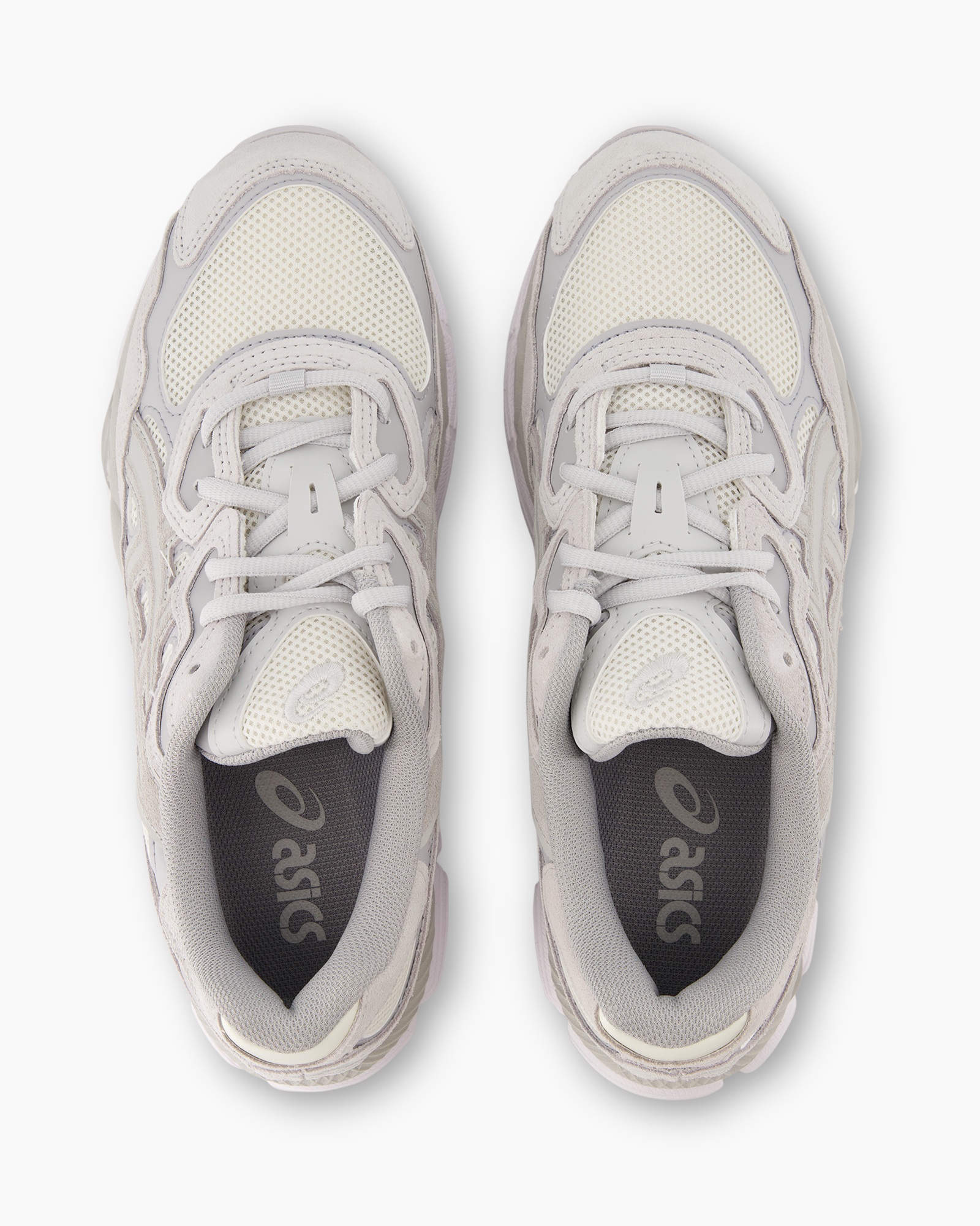 sneakers, hardloopschoenen, mesh, veter, grijs