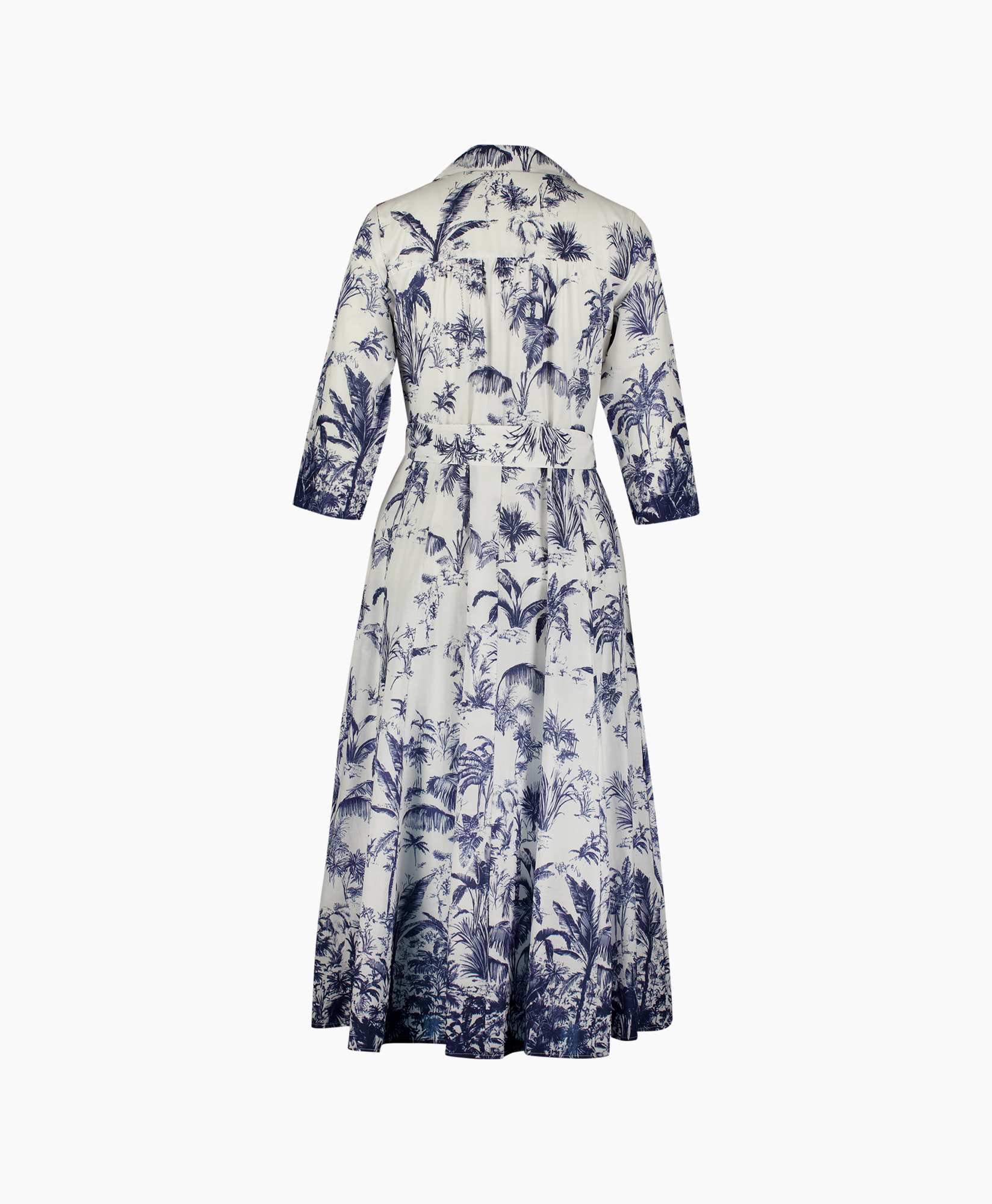 jurk, maxi, wrap, paisley, palmbomen