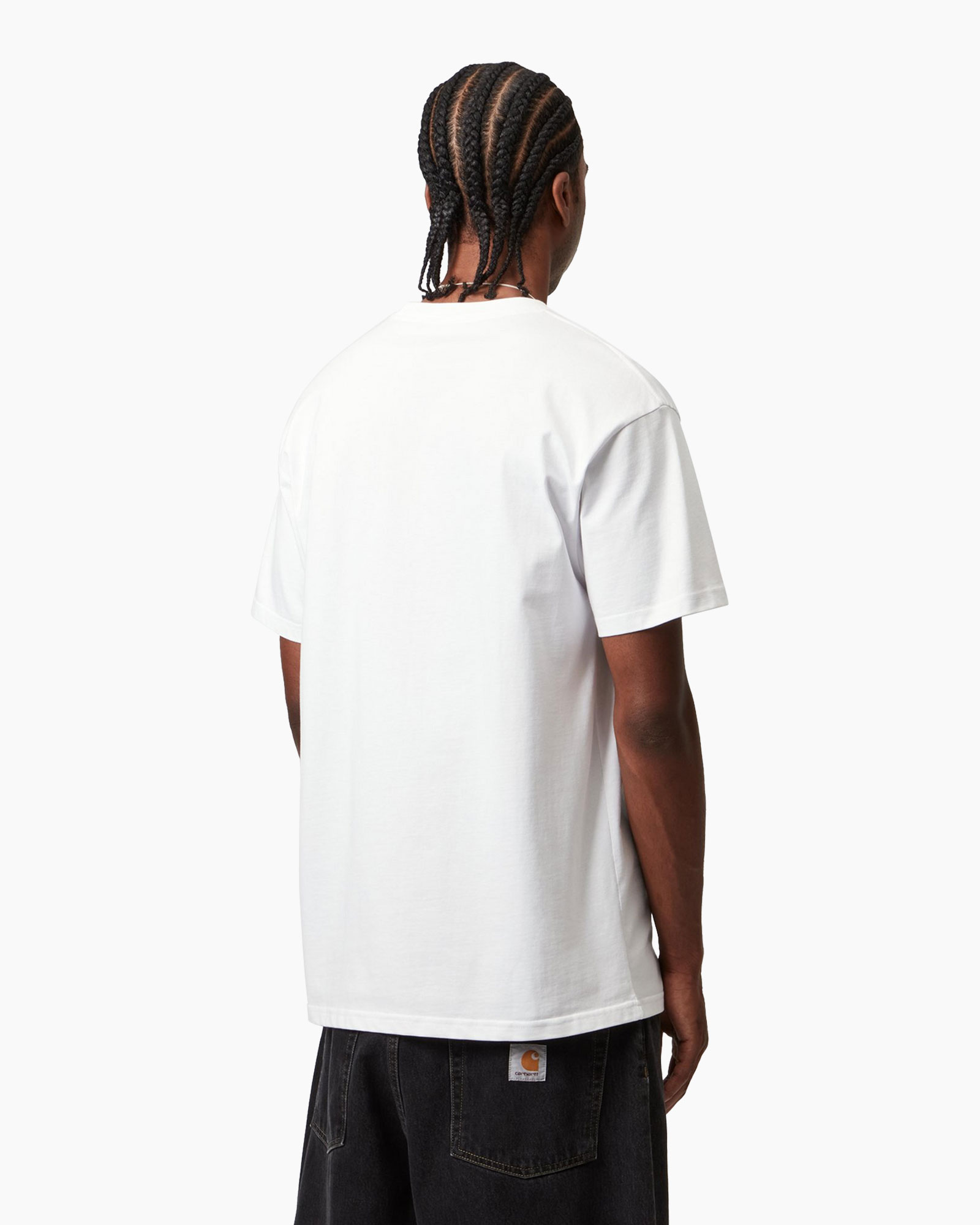 T-shirt Korte Mouw Chase Wit