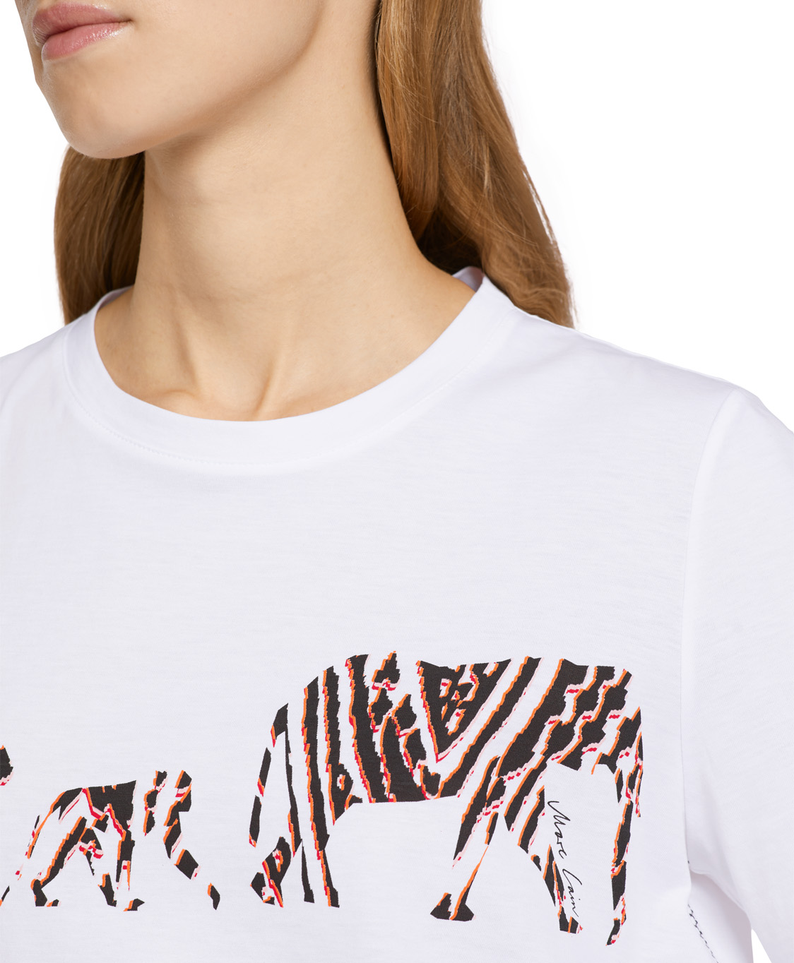 Marccain Collectie T-shirt Uc 48.10 J81 Wit
