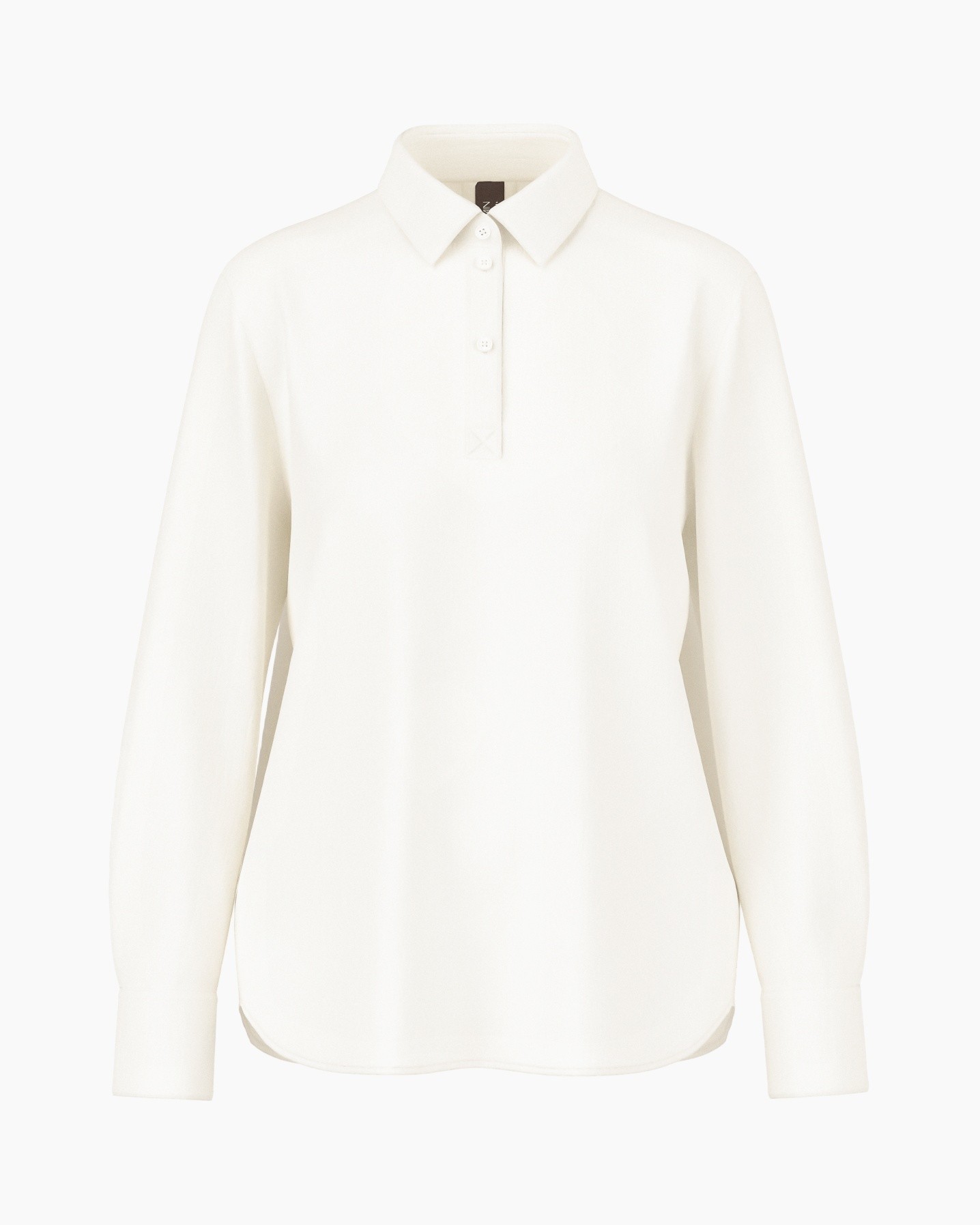 shirt, blouse, polo, kraag, langer mouw