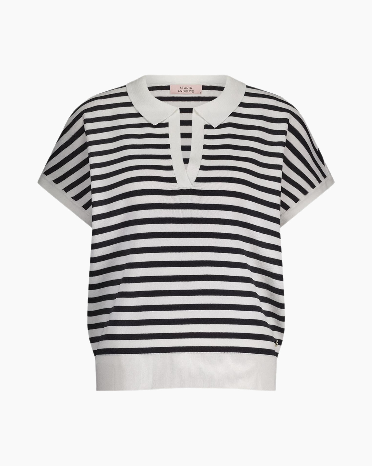 Pullover Drew Stripe Ssl Pullover Ecru