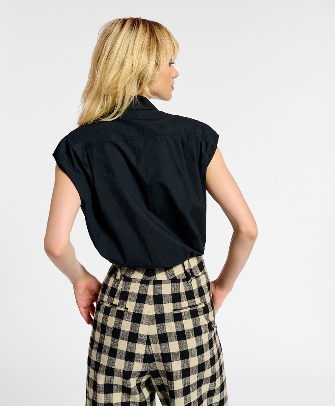 Essentiel Blouse Dirtbag Zwart