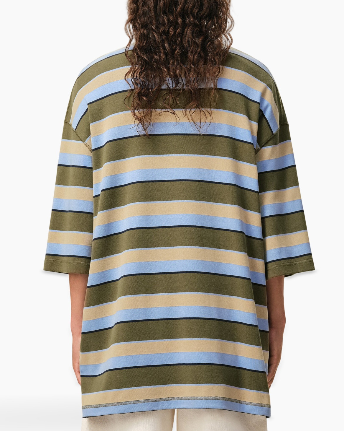 striped polo, long sleeve, multi-color stripes, raglan polo, polo shirt