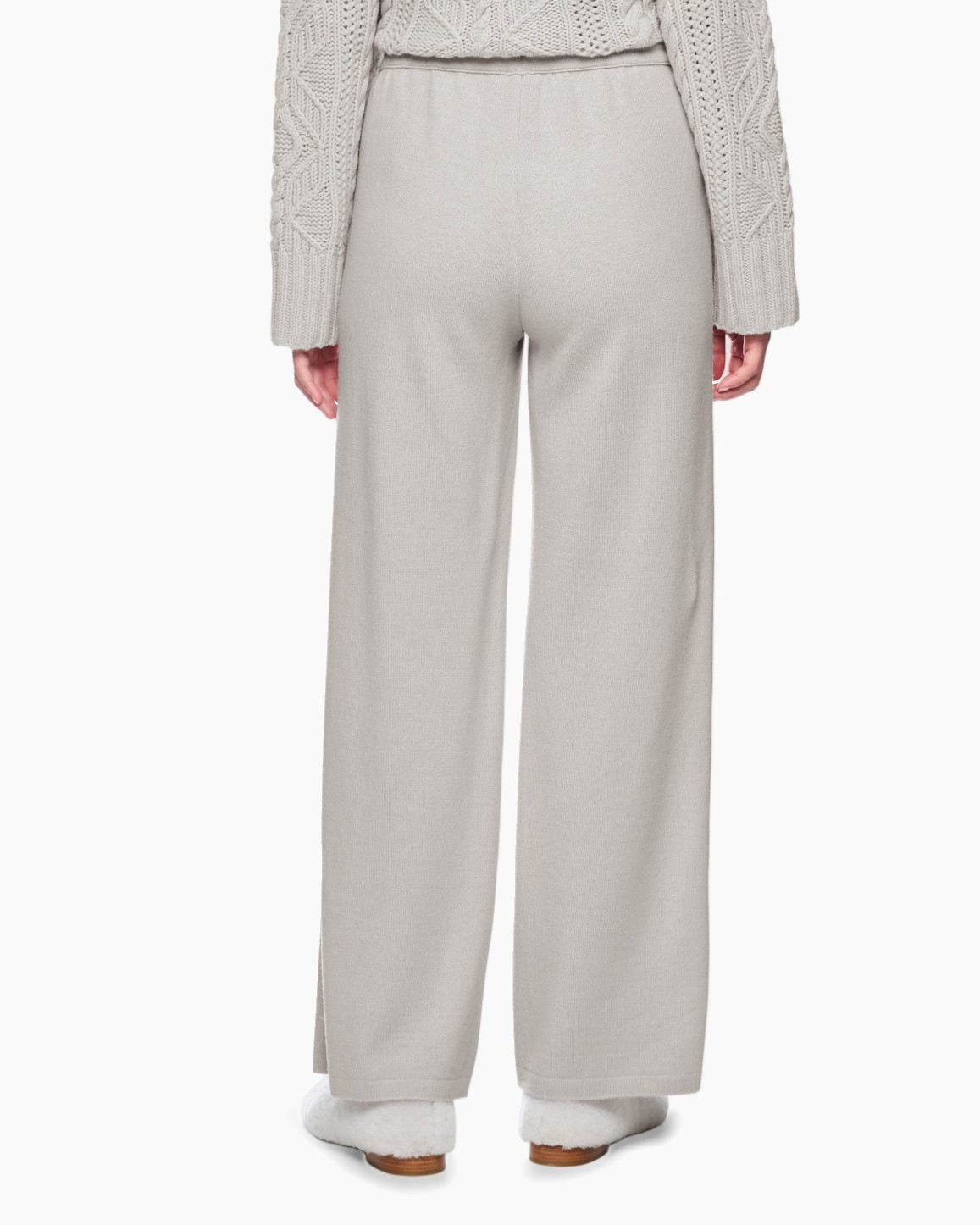 broeken, wijd uitlopend, traningsbroek, touwkoord, beige
