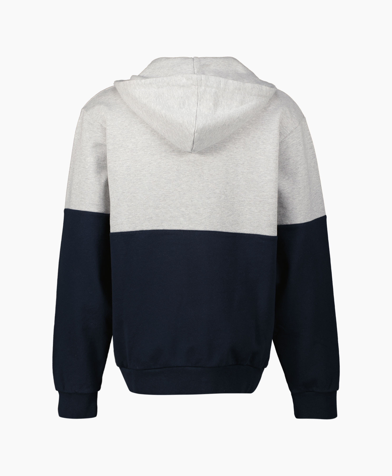 Arte Antwerp Hoodie Colorblock Zipper Grijs