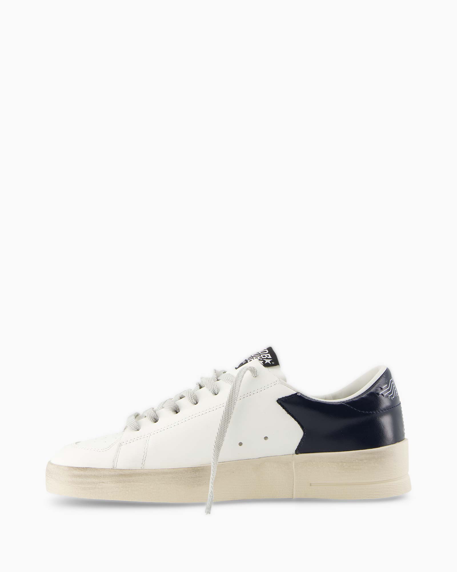 Sneaker Stardan Leather Upper Star Shiny Leather Wit