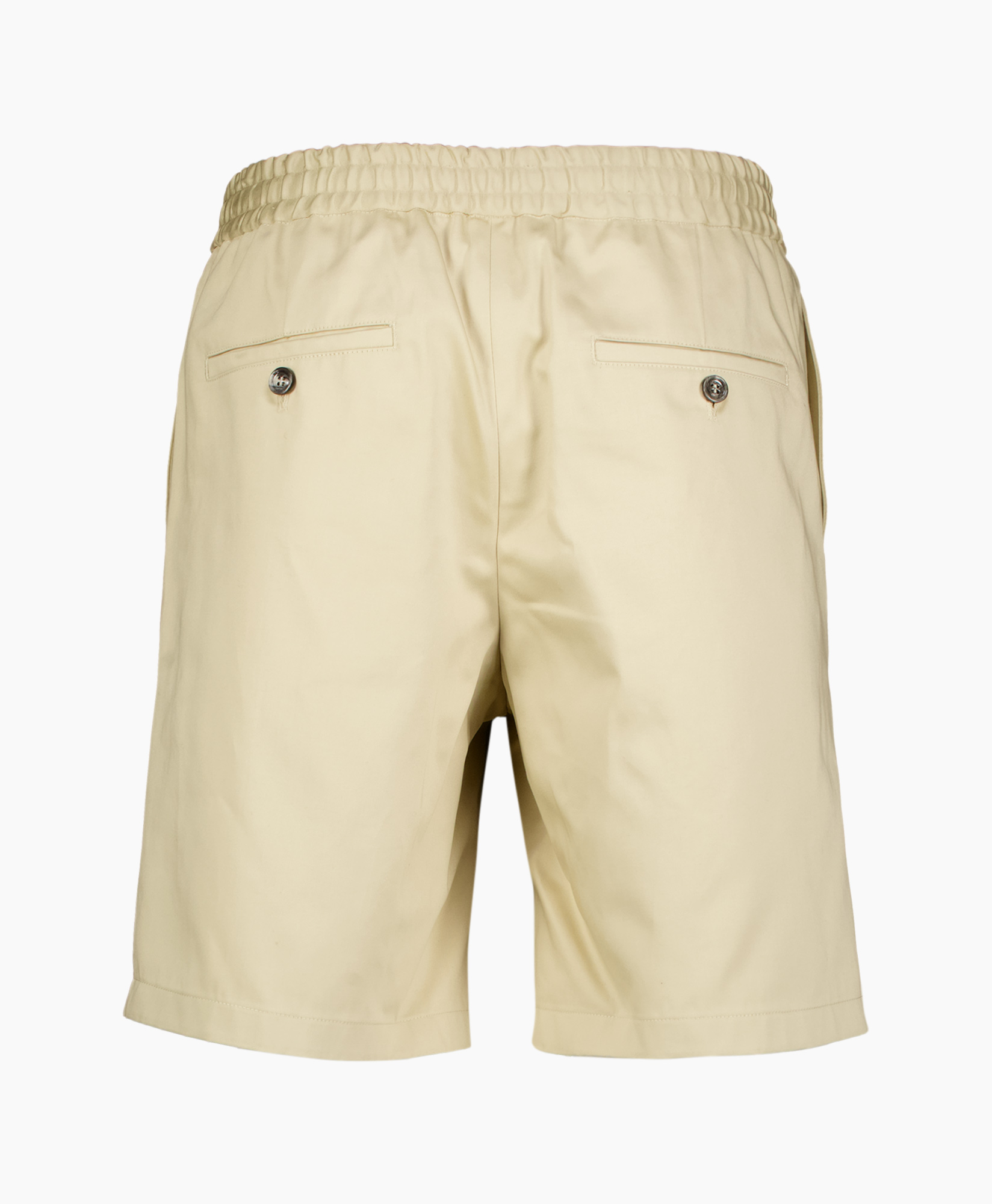 Korte Broek Elasticated Waist Shorts Beige