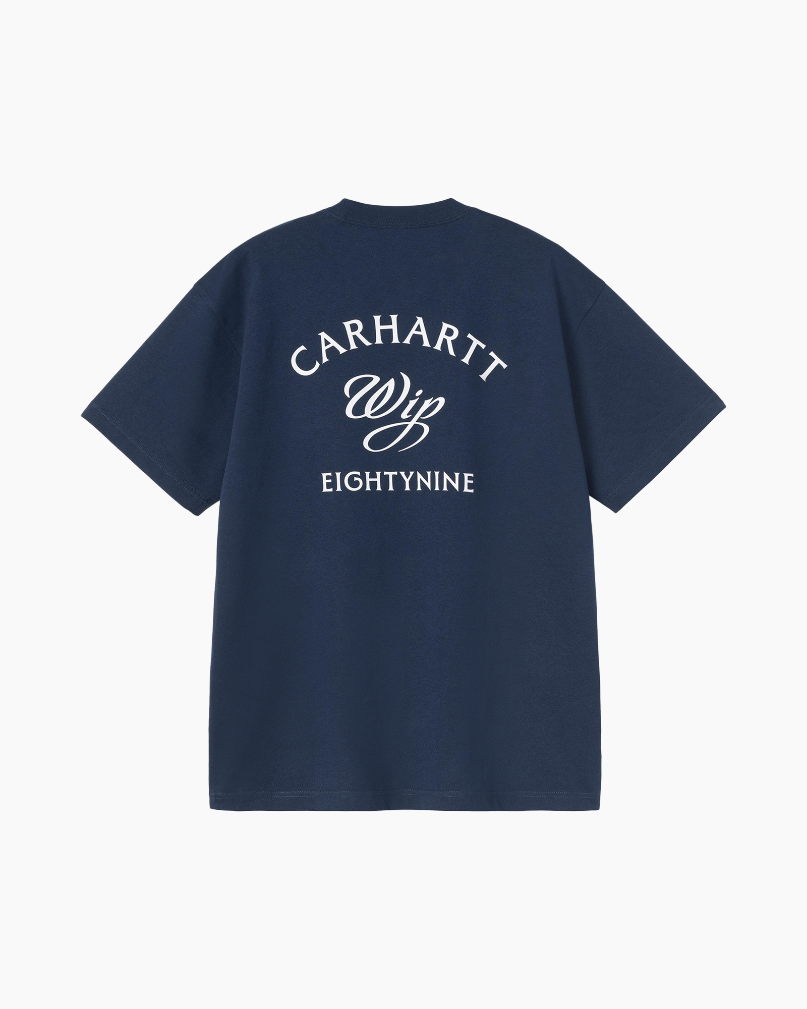 t-shirt, short sleeve, navy, logo, graphic