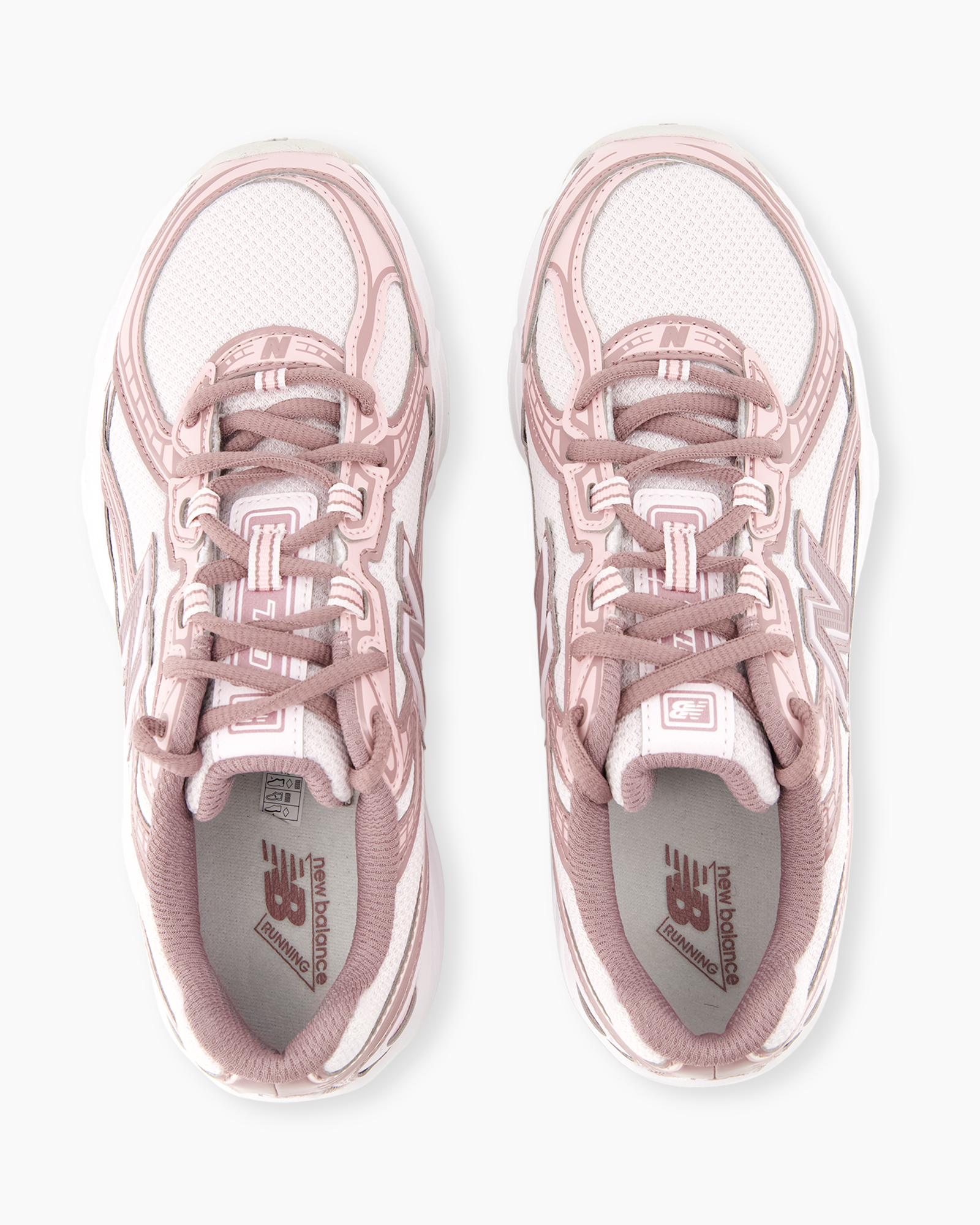 schoenen, sneakers, roze, mesh, veters