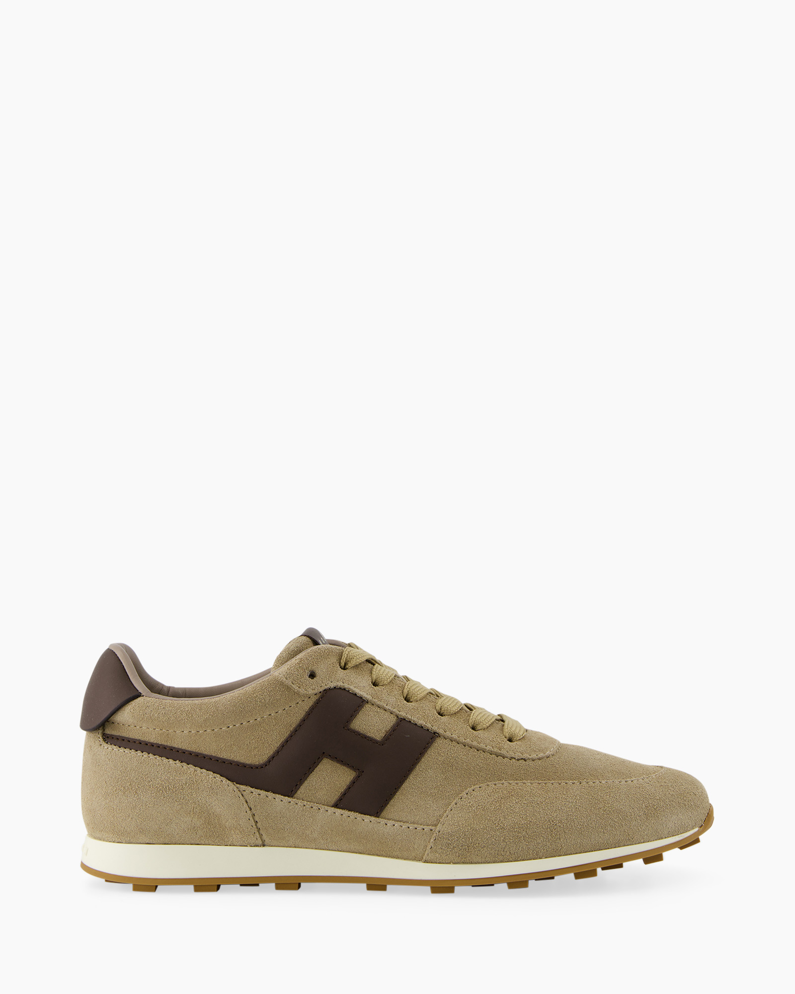 sneaker, beige, suede, lthood, ruffle