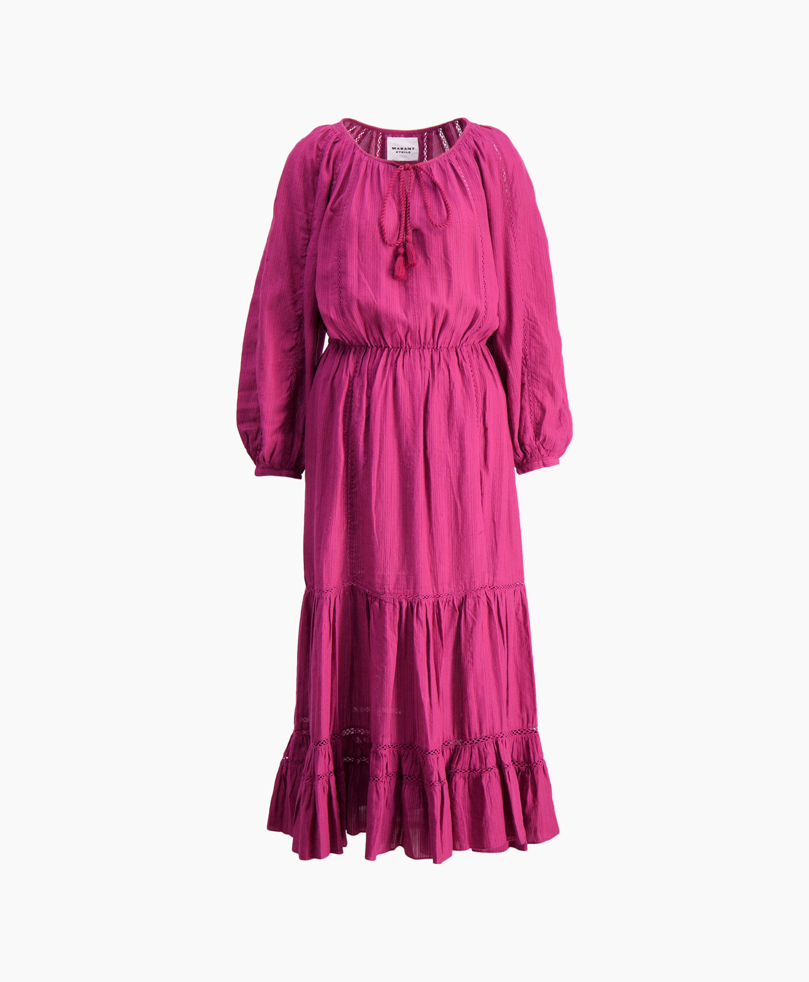 Marant Étoile Maxi Jurk Latifa Pink