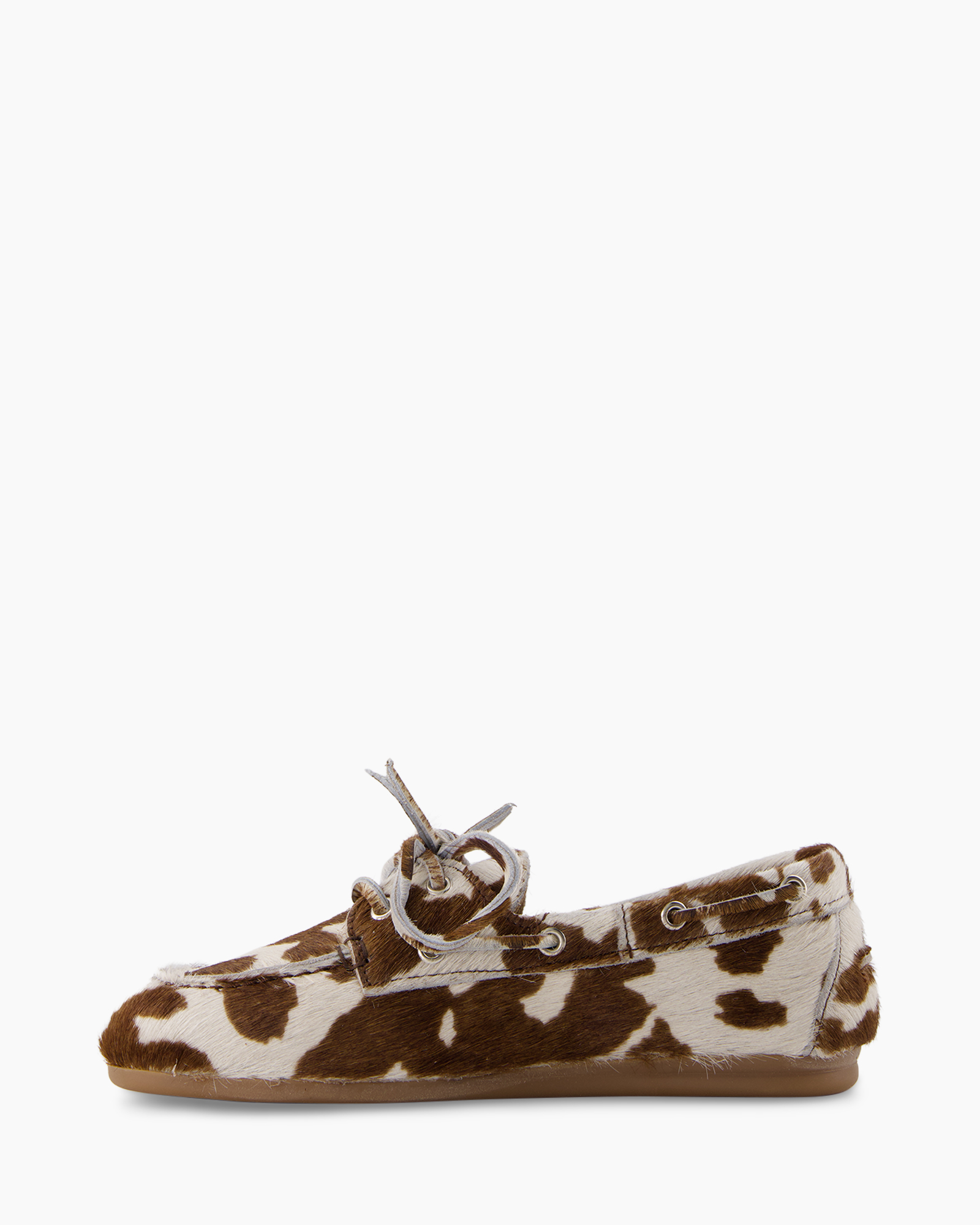 Loafer Boat Zwart dessin