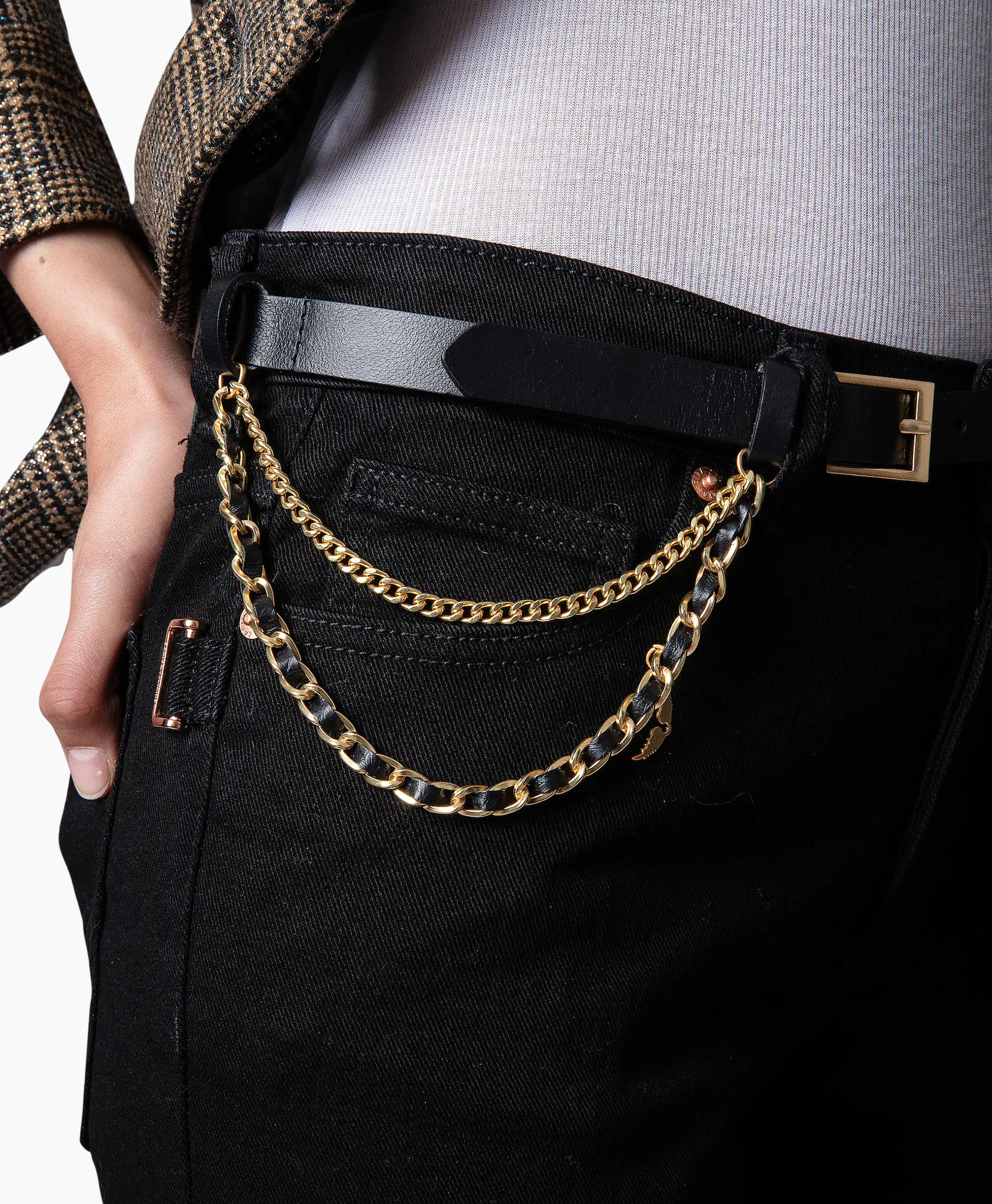 Zadig & Voltaire Riem Lwbt00005 Zwart