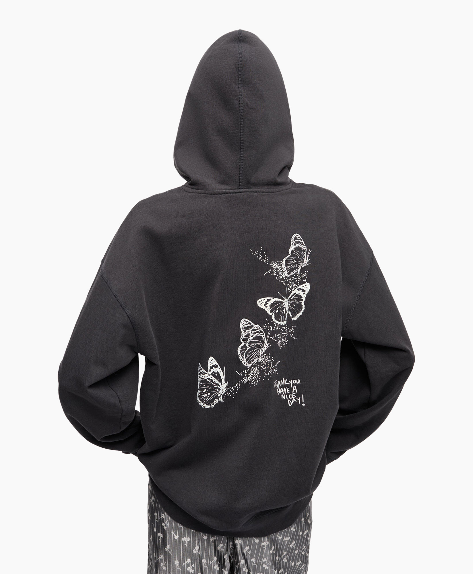 Hoodie Isoli Heart Oversized Donker Grijs