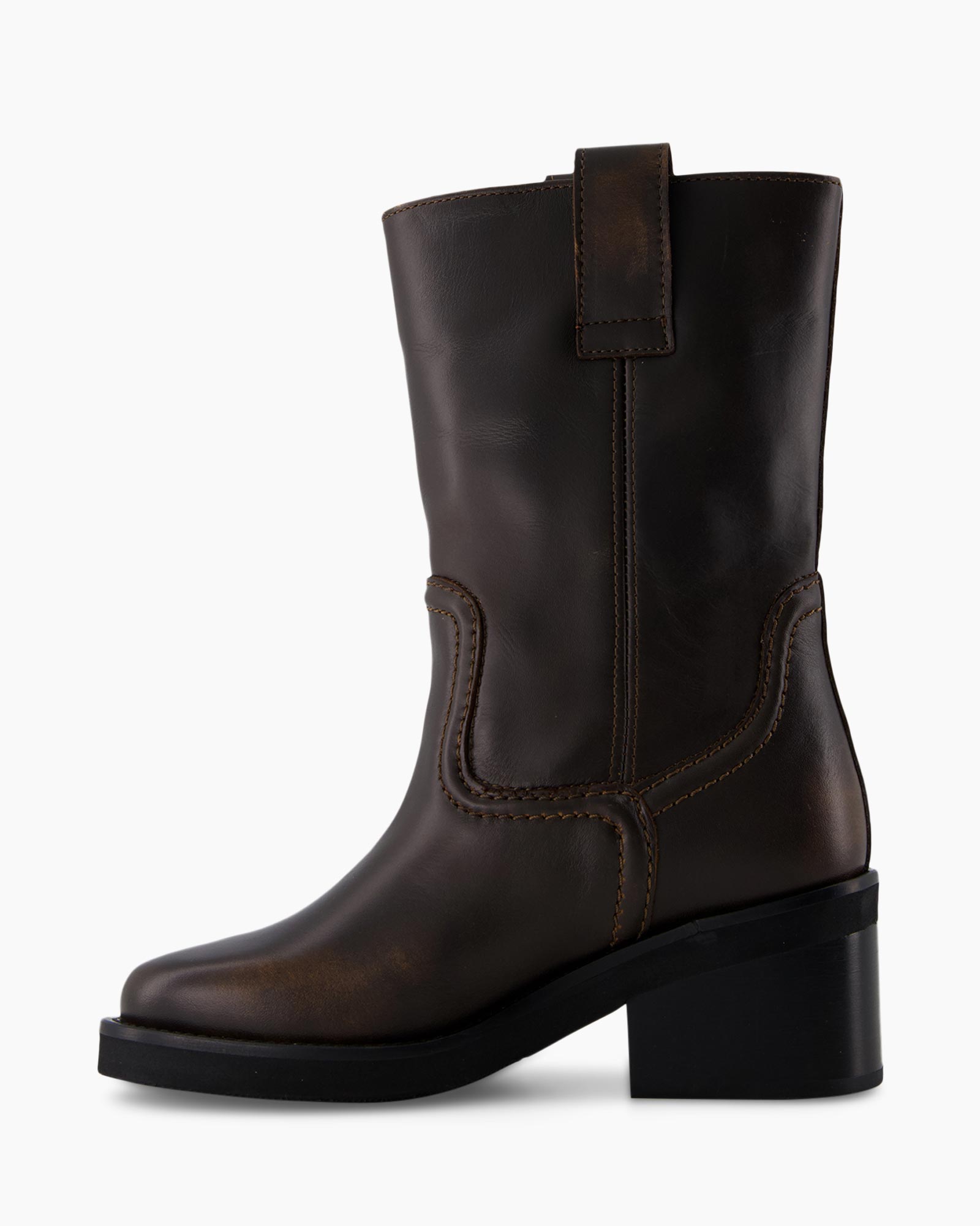 Enkellaars Cassy Slouch Bruin