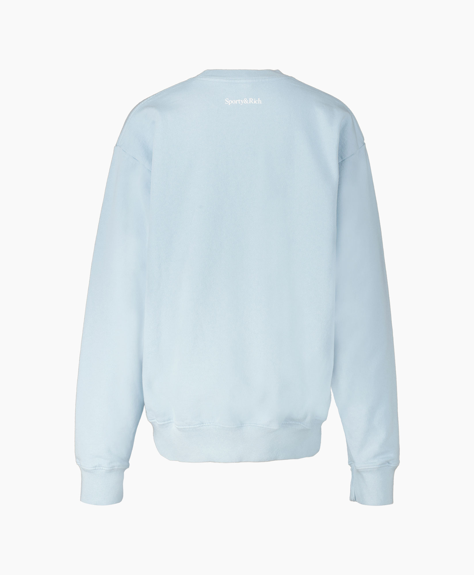 Sporty & Rich Pullover Cr761 Licht Blauw