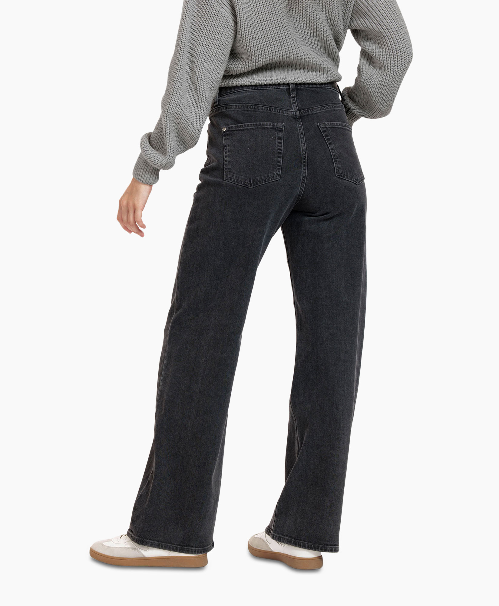 Broek Lexie Denim Trousers Zwart dessin