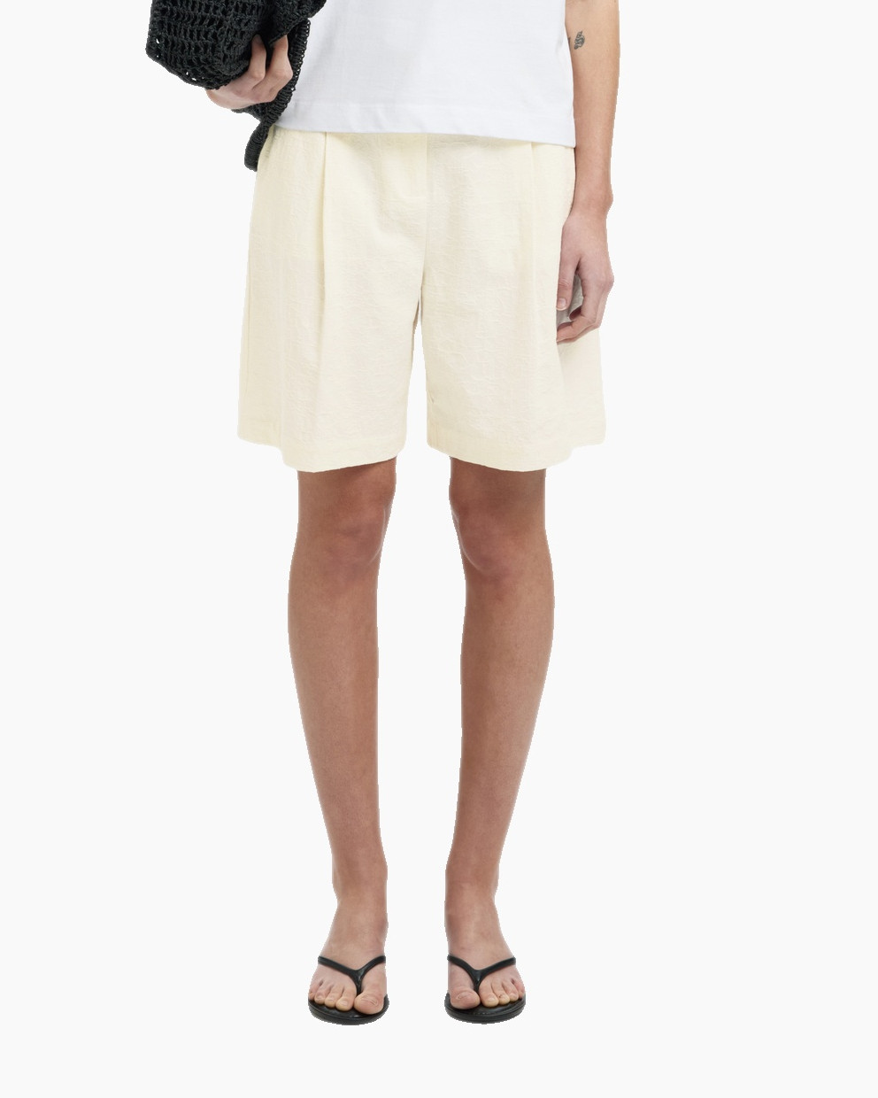 Short Mette Hw Jacquard Shorts B Wit Short Mette Hw Jacquard Shorts B Wit