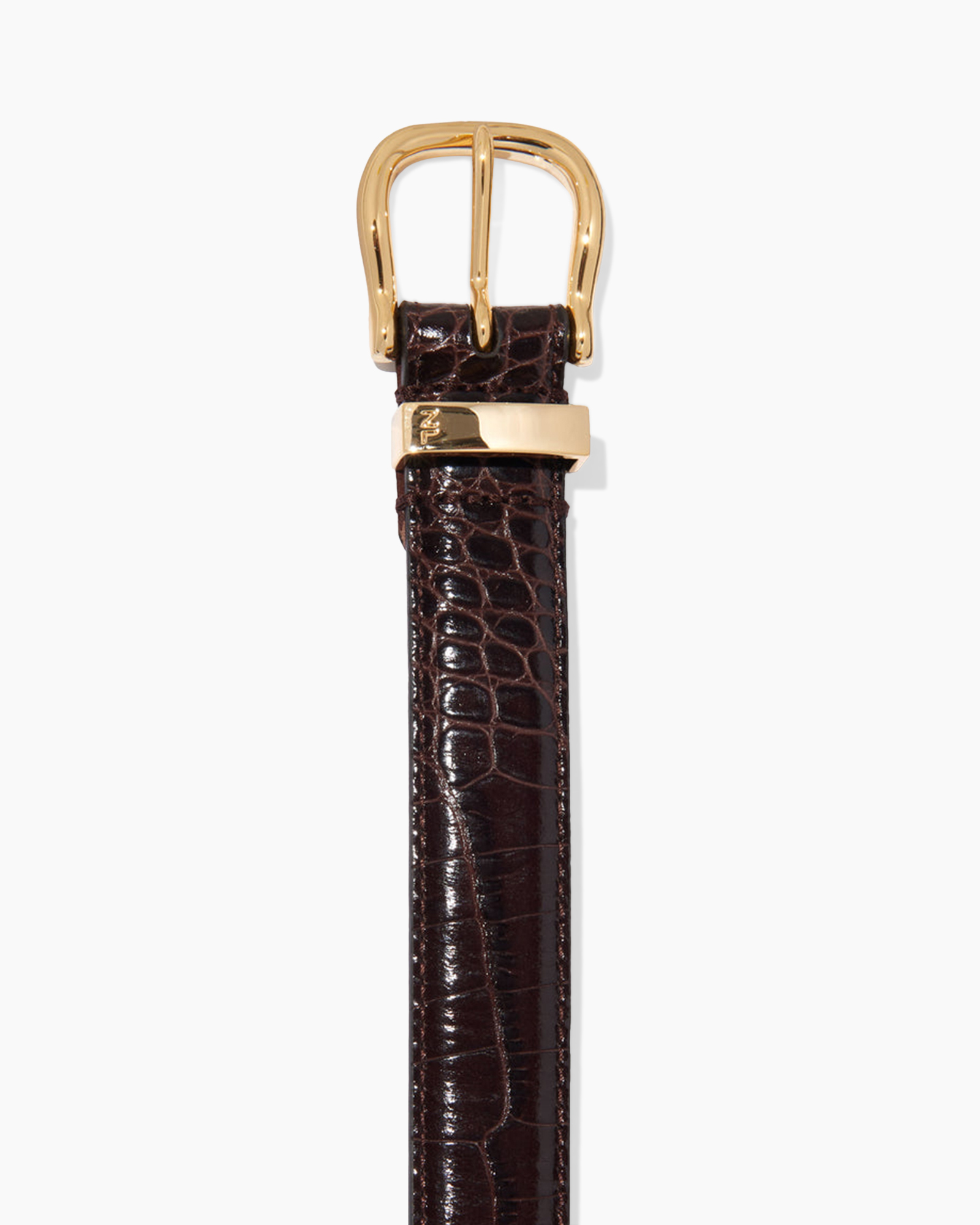 riem, leer, bruin, gouden gesp, textuur
