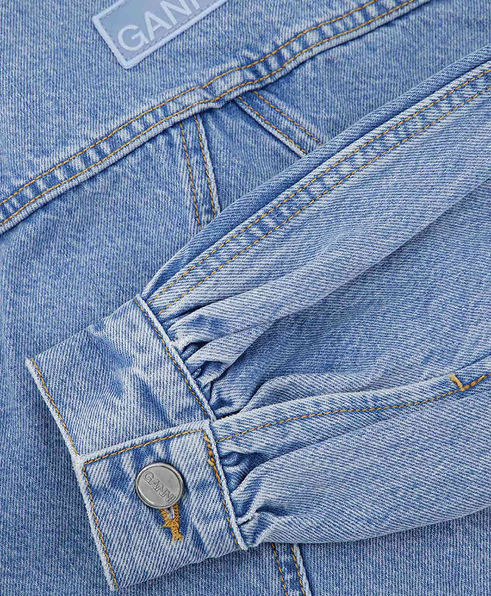 Ganni Spijkerjas J1097 Blauw