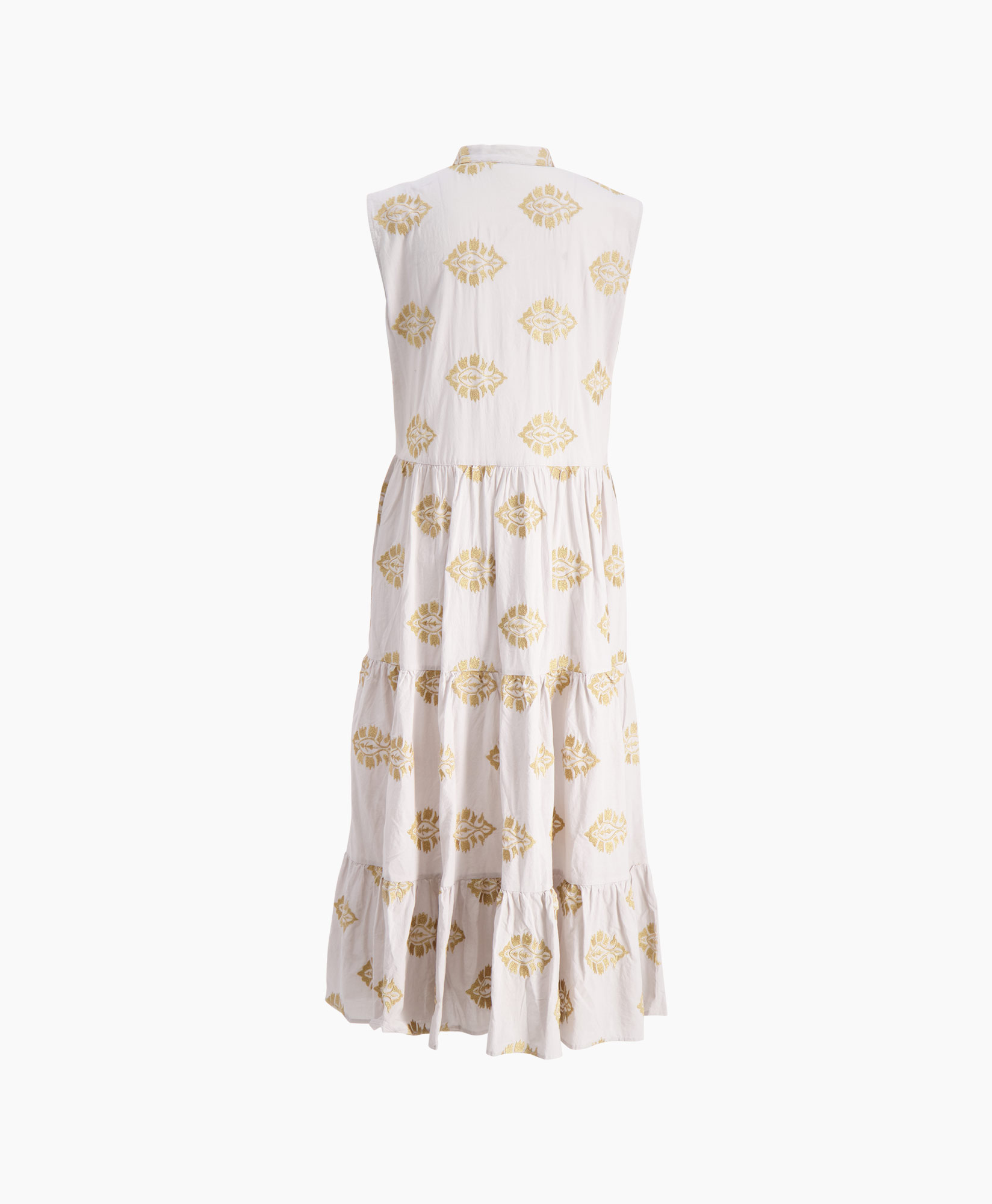 0039 Italy Maxi Jurk Mila Long Grijs