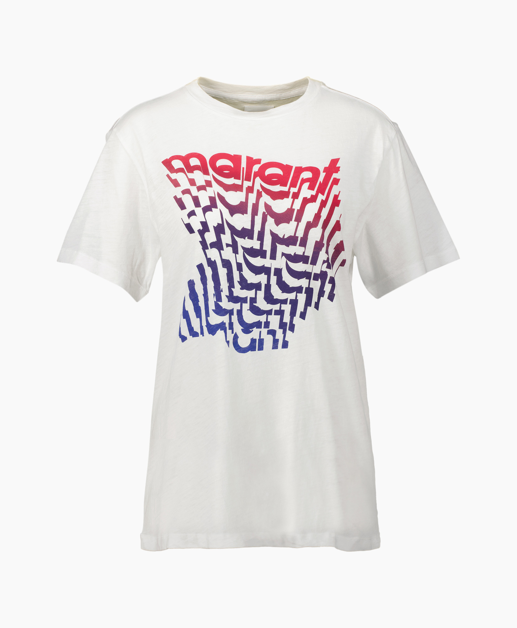 Marant Étoile T-shirt Korte Mouw Zewel Wit