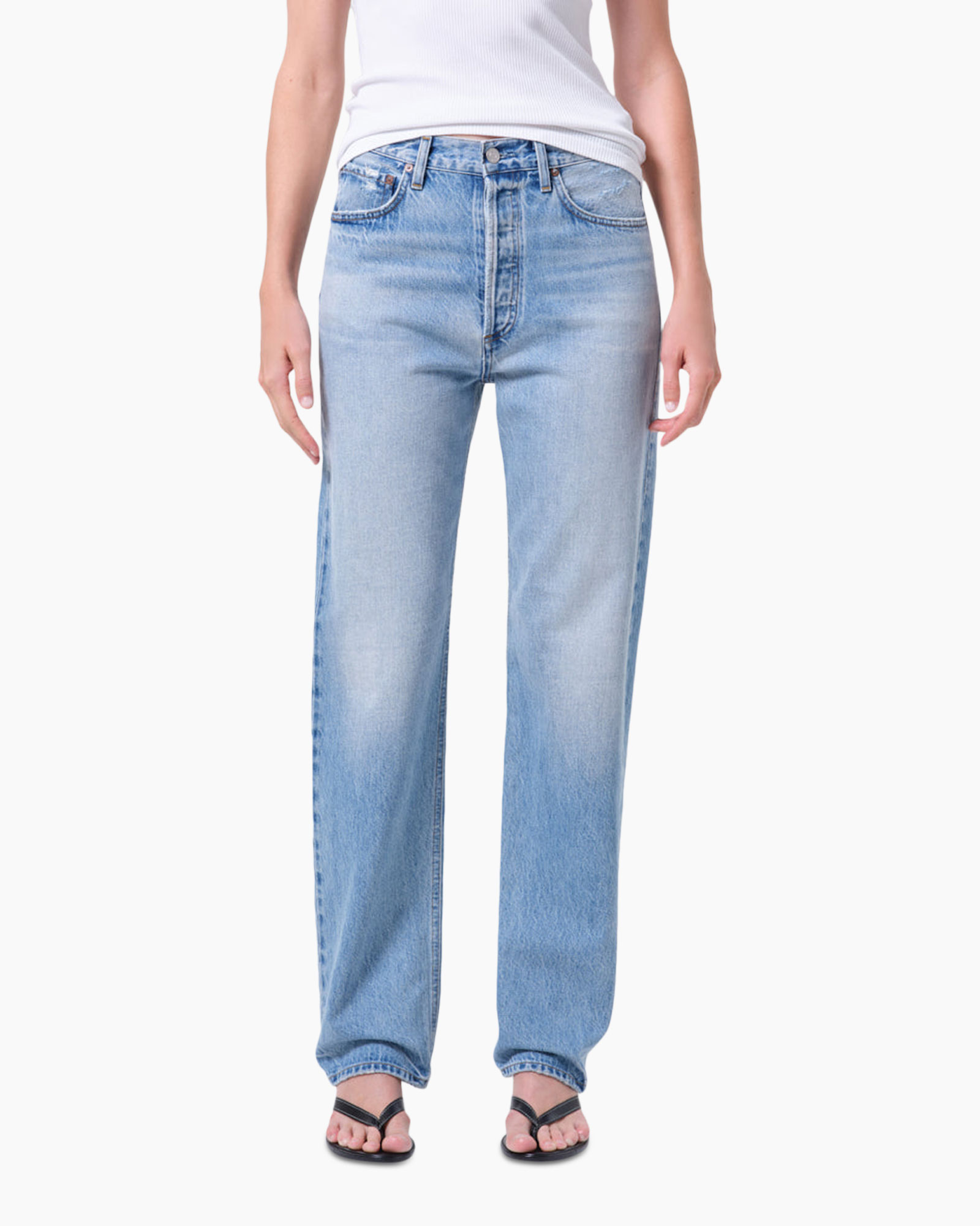 jeans, denim, wijded-pant, lichtblauw, broek