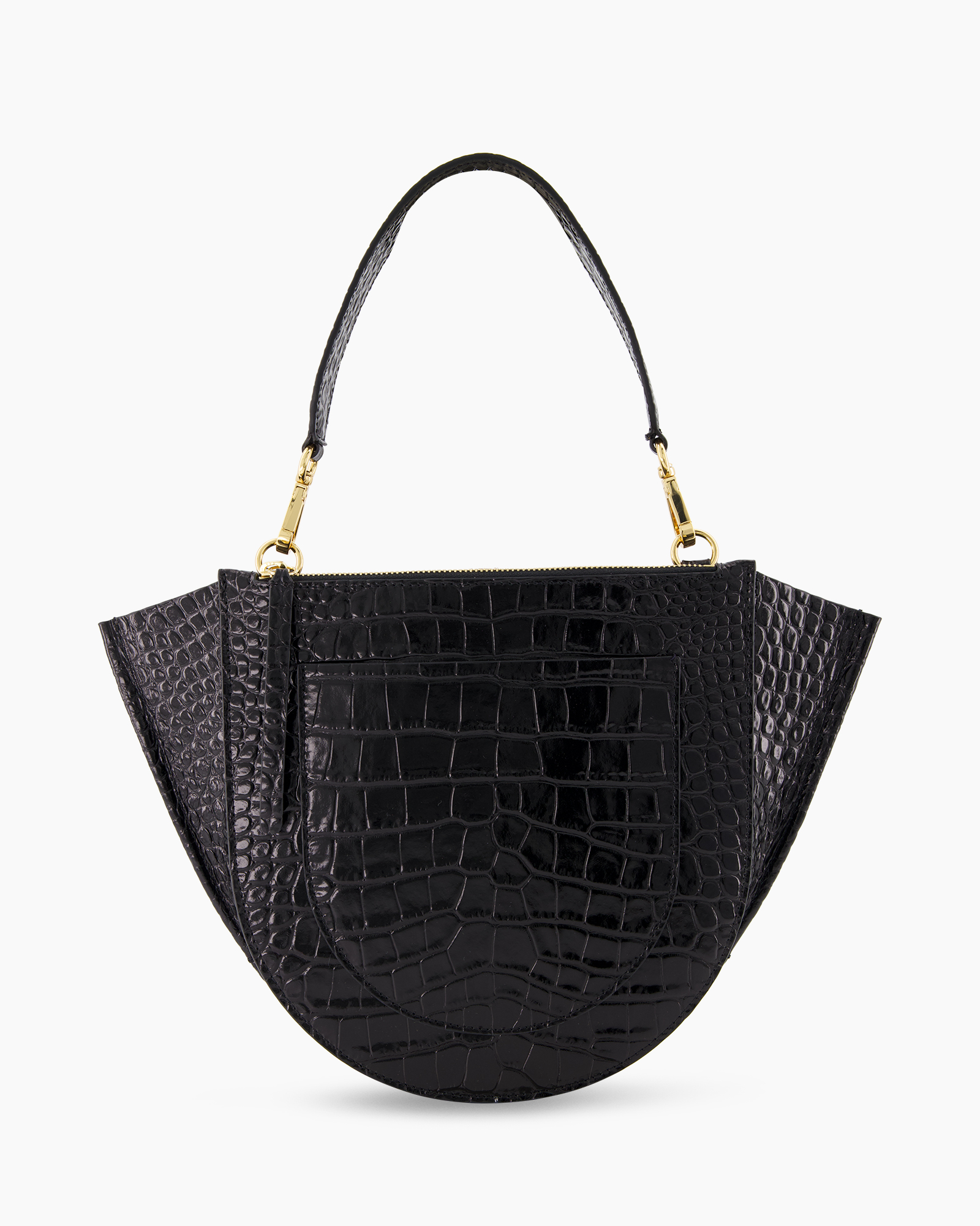 Crossbody Tas Hortensia Medium Zwart
