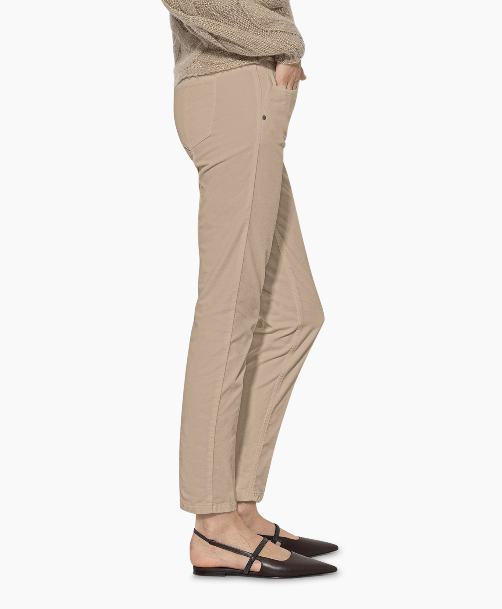 Broek 608551/3577-0 midden grijs