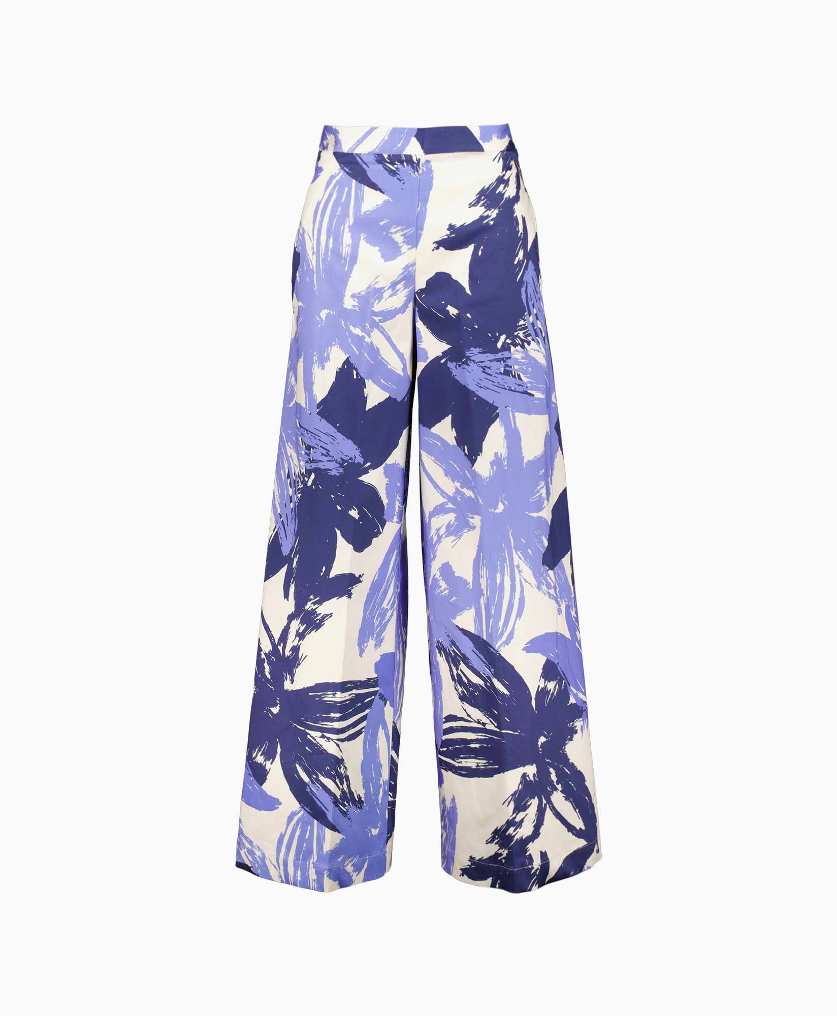 Liviana Conti  Broek F3su79 Blauw dessin