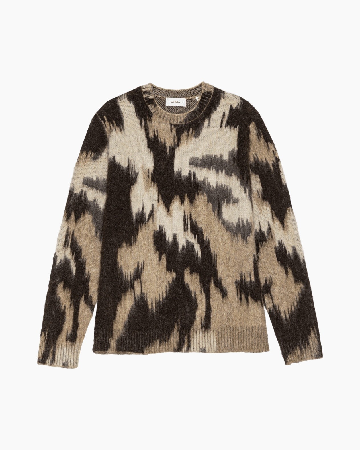 trui, patroon, kamouflage, gebreid, pullover